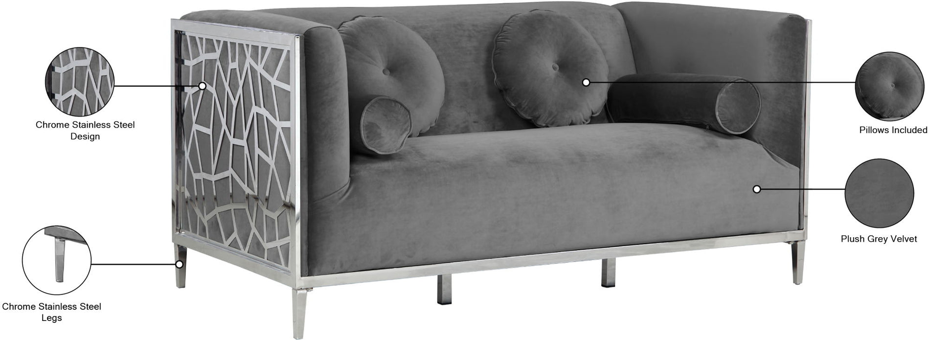 Opal - Loveseat - Best Buy Furniture
