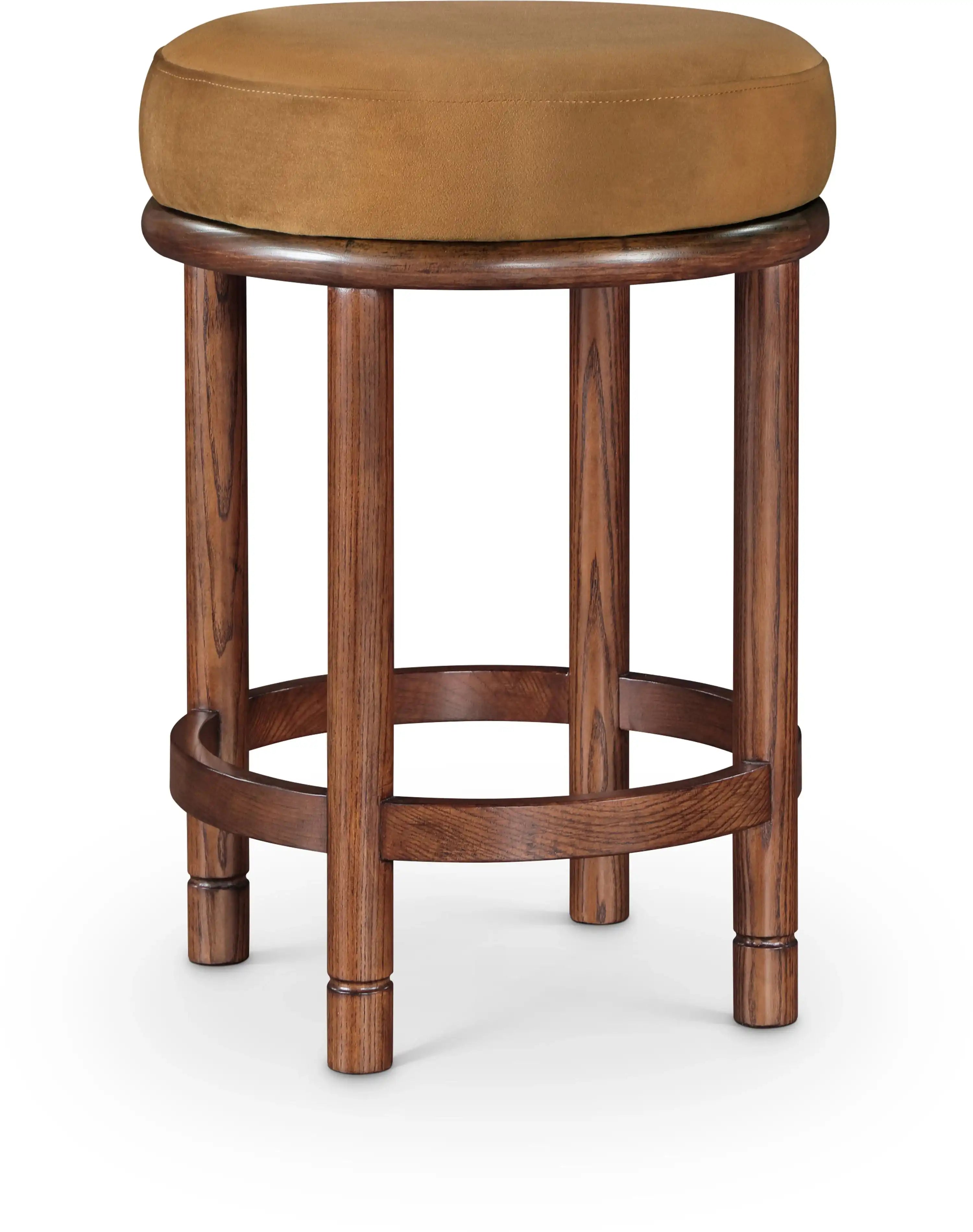 Monette - Counter Stool With Brown Base - Best Buy Furniture