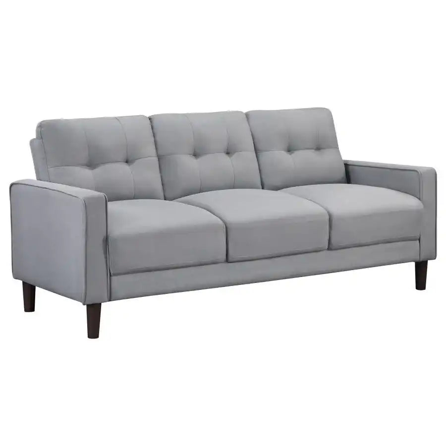Bowen - Upholstered Track Arm Tufted Sofa Set - Best Buy Furniture