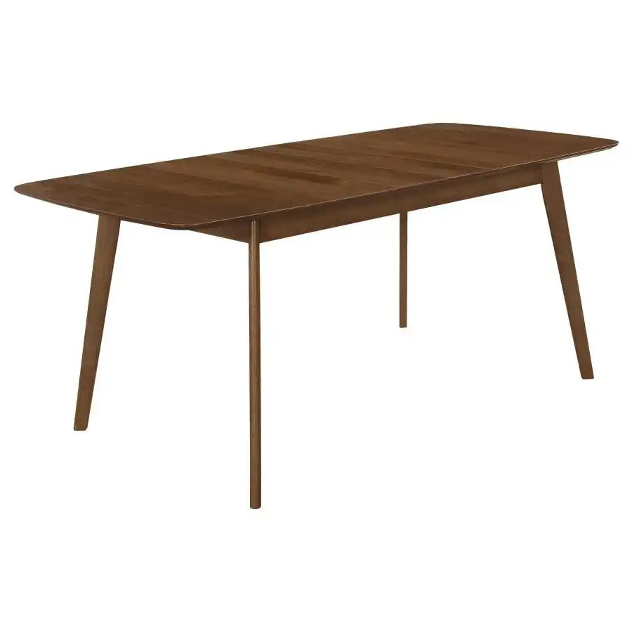 Redbridge - Extension Leaf Dining Table - Natural Walnut - Best Buy Furniture
