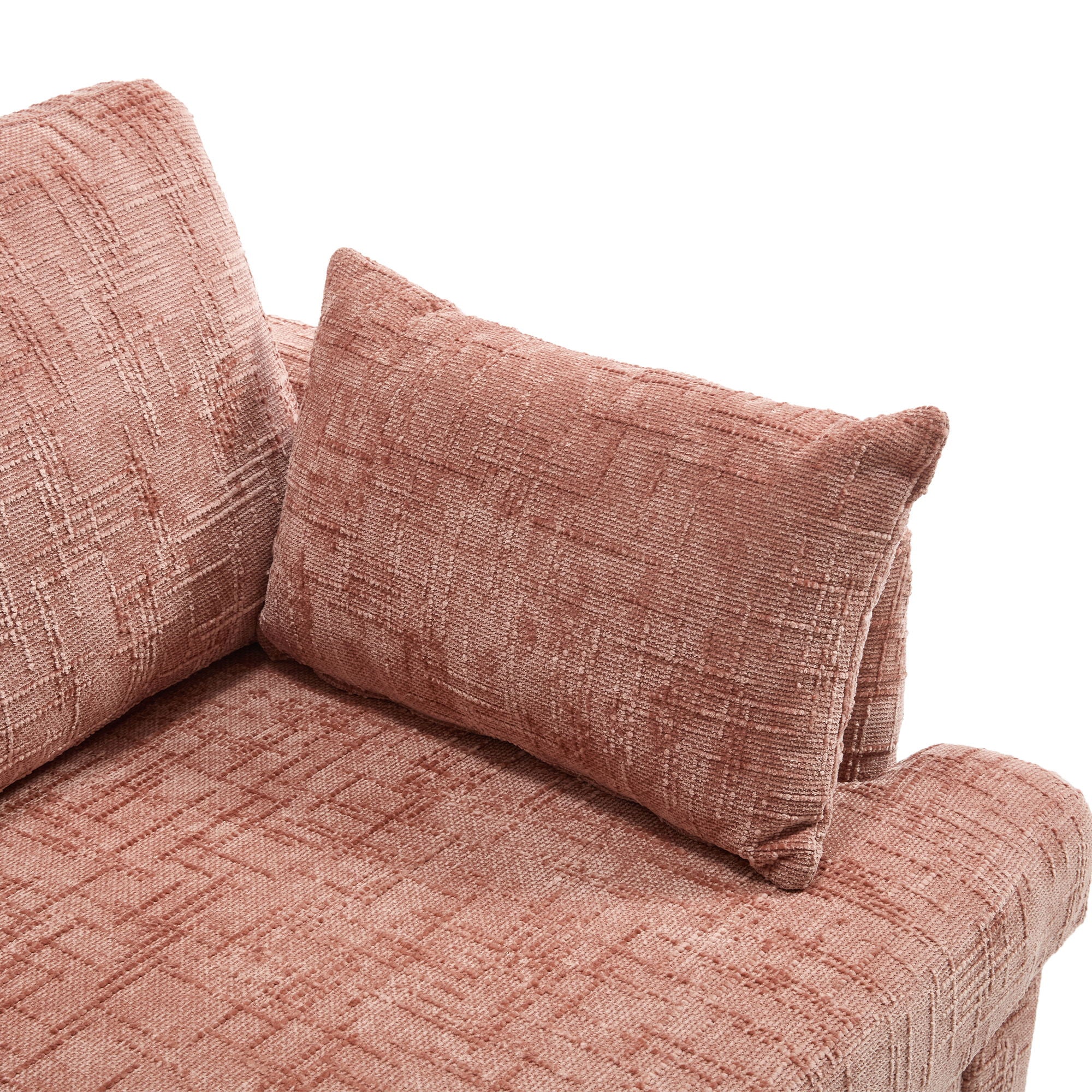 Chenille 2 Seater Sofa With LED Light, USB Charging Port, And Storage Bag - Best Buy Furniture