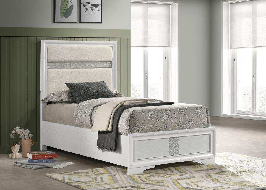 Miranda - Upholstered Panel Bed - Best Buy Furniture