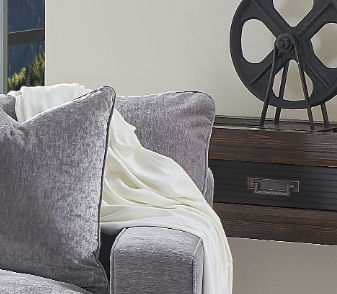 Branson - 2 Drawer Sofa Table, Two Tone - Brown - Best Buy Furniture