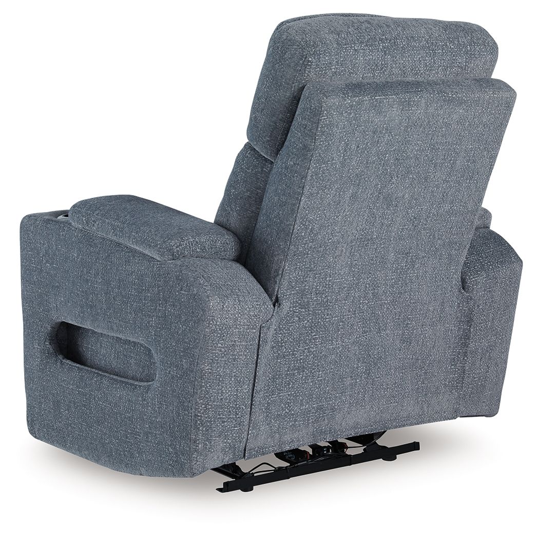Studio Cave - Power Recliner - Steel - Best Buy Furniture