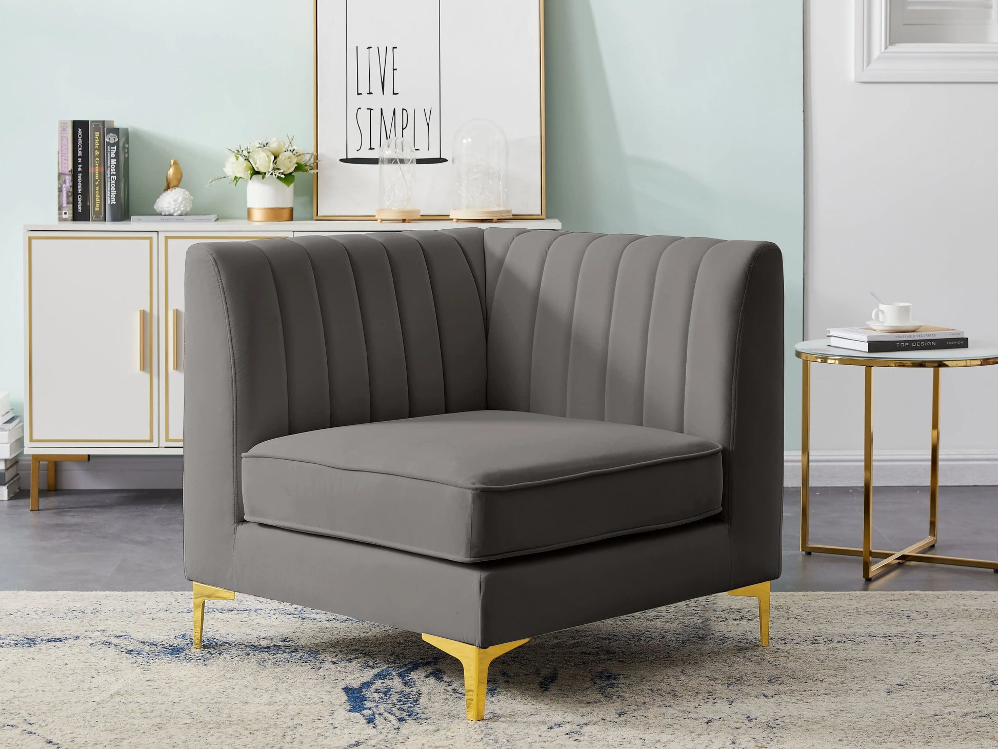 Alina - Corner Chair - Best Buy Furniture