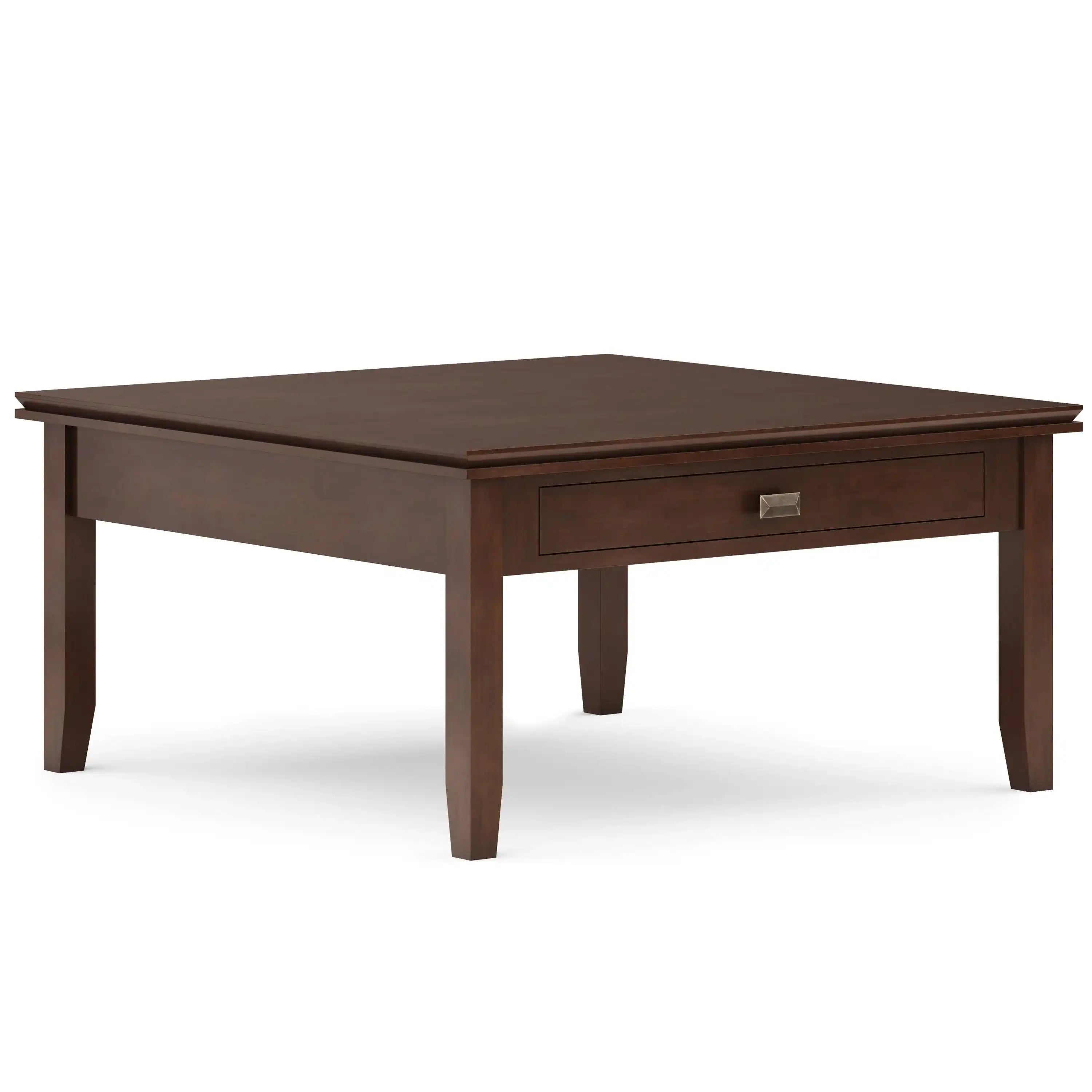 Artisan - Square Coffee Table - Russet Brown - Best Buy Furniture