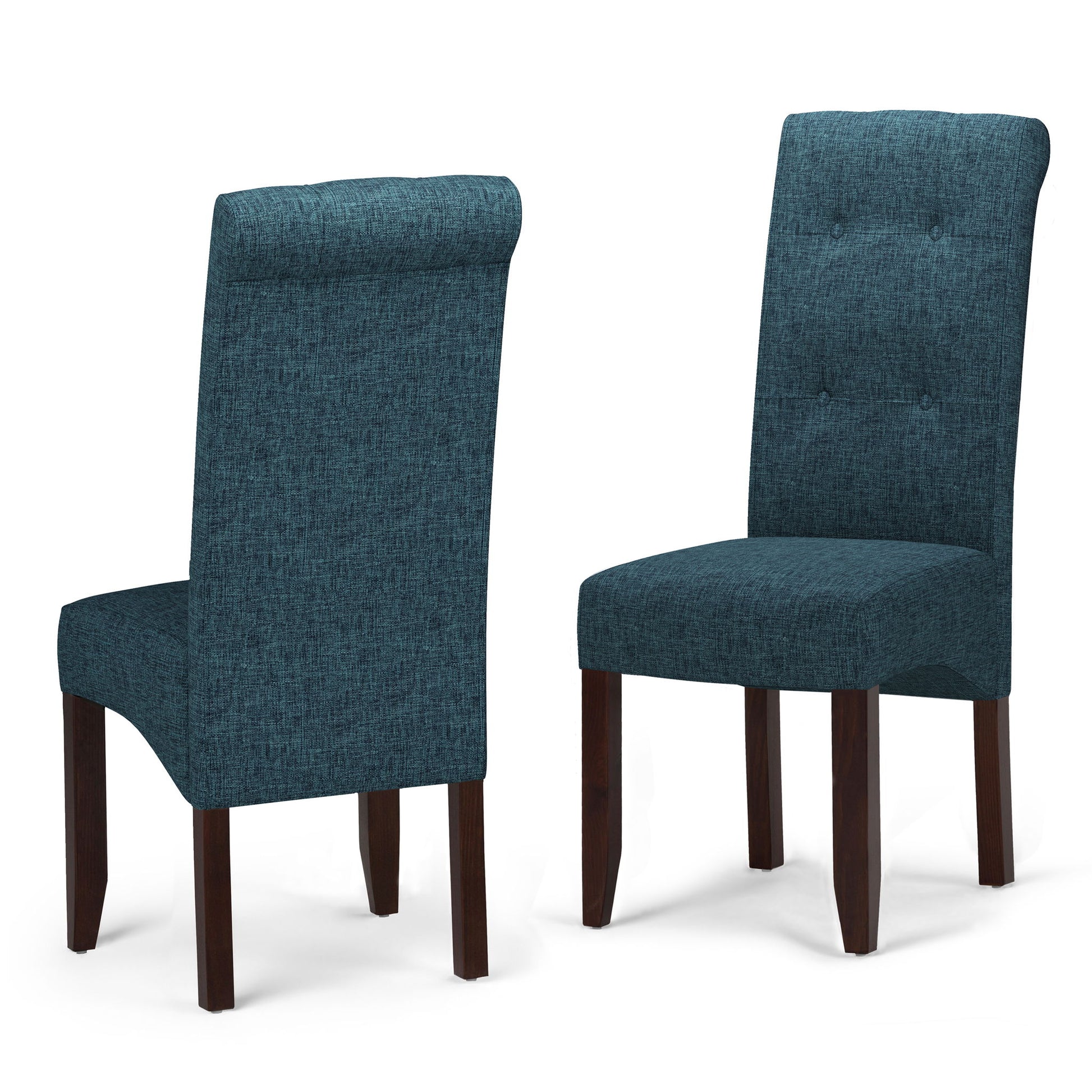 Cosmopolitan - Deluxe Tufted Parson Upholstered Chair (Set of 2) - Best Buy Furniture