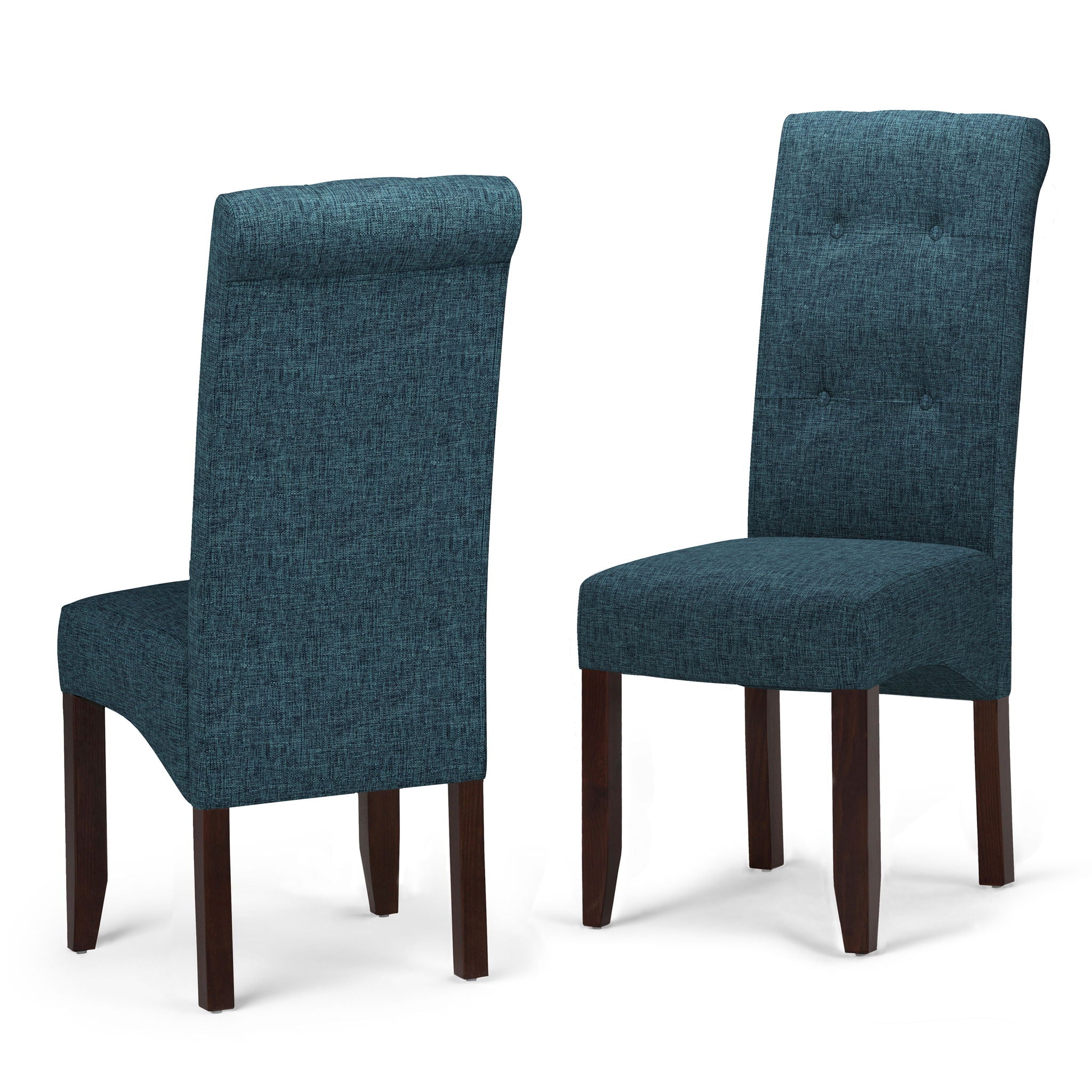 Cosmopolitan - Deluxe Tufted Parson Upholstered Chair (Set of 2) - Best Buy Furniture