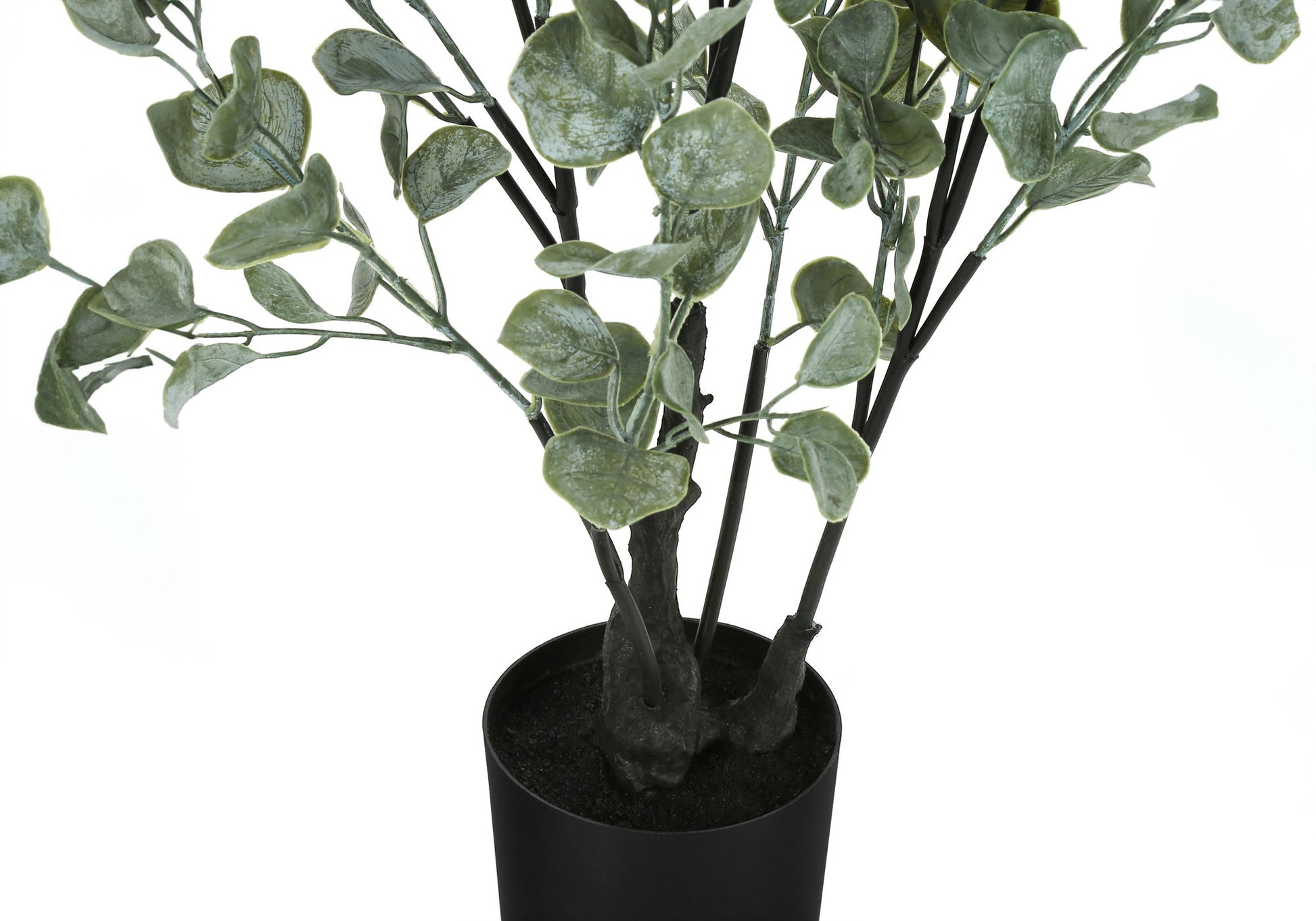 35" Tall, Artificial Plant, Eucalyptus Tree, Indoor, Faux, Fake, Floor, Greenery, Potted, Decorative - Green / Black - Best Buy Furniture