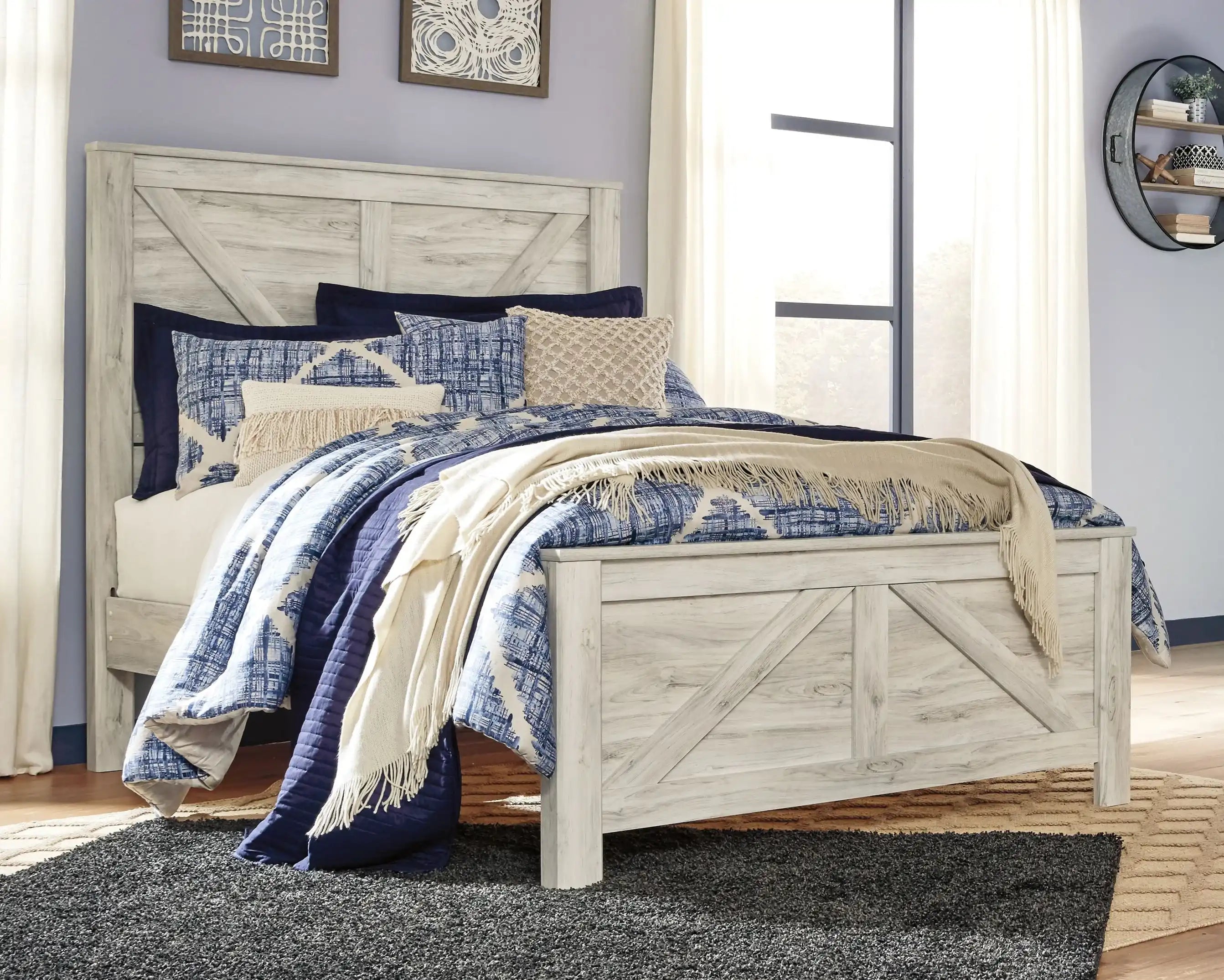 Bellaby - Crossbuck Panel Bed - Best Buy Furniture