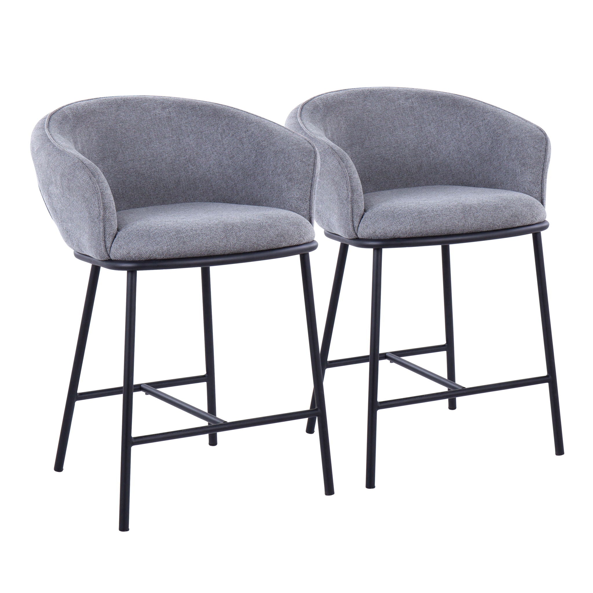 Ashland - Contemporary Counter Stool (Set of 2) - Best Buy Furniture