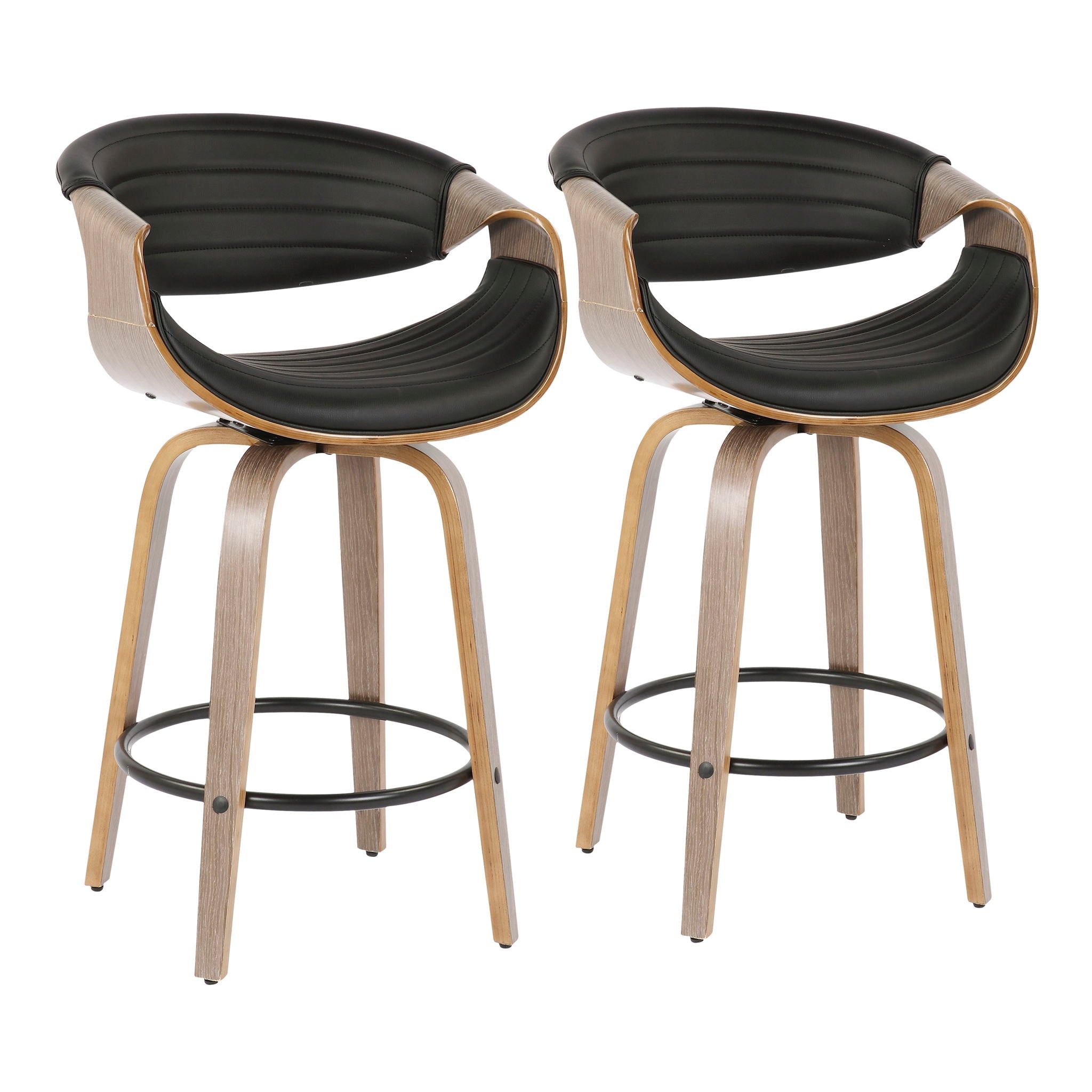 Symphony - Mid Century Modern Counter Stool (Set of 2) - Best Buy Furniture