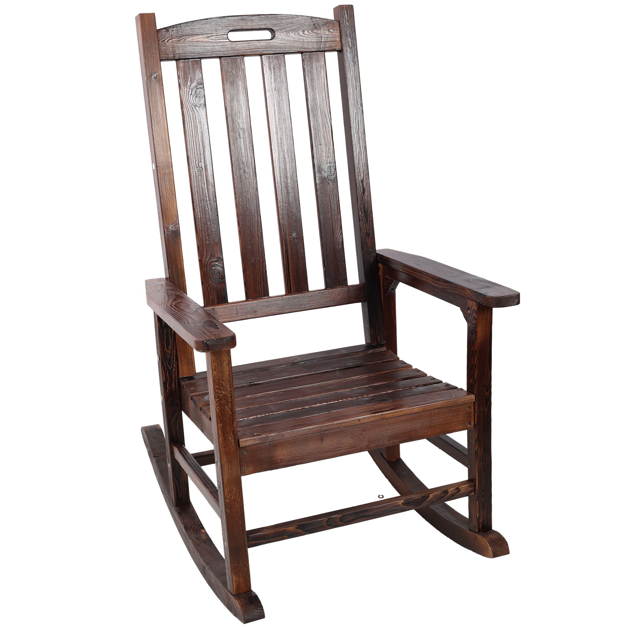 Oversized Porch Rocker Chair With Wide Seat And Tall Backrest - Best Buy Furniture