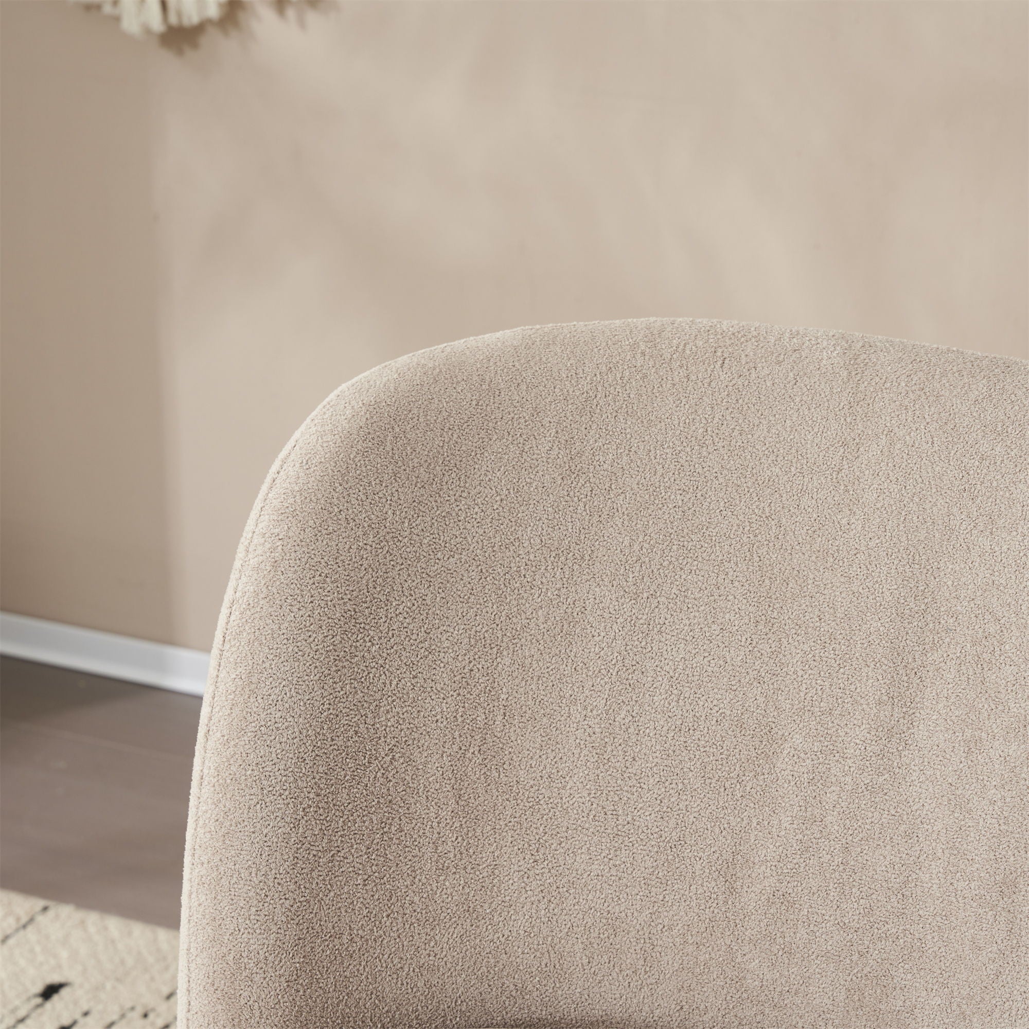 Modern Low Back Accent Upholstered Armless Living Room Chairs, Round Feet - Best Buy Furniture