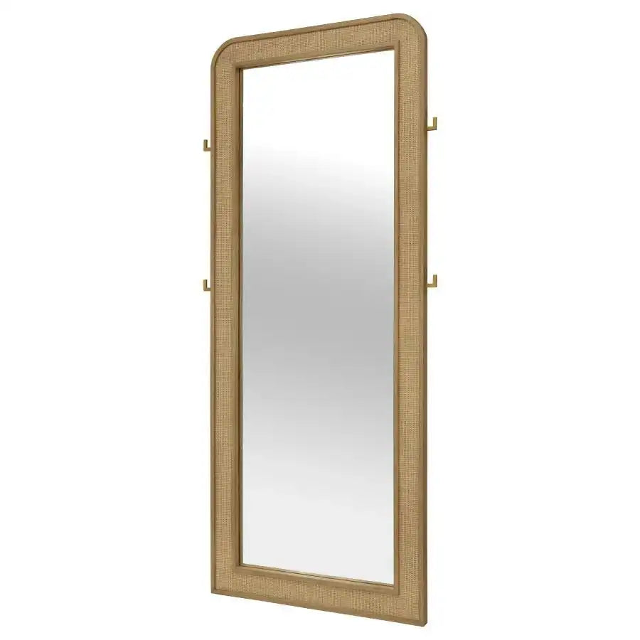 Arini - Cane Weave Full Length Standing Floor Mirror - Best Buy Furniture