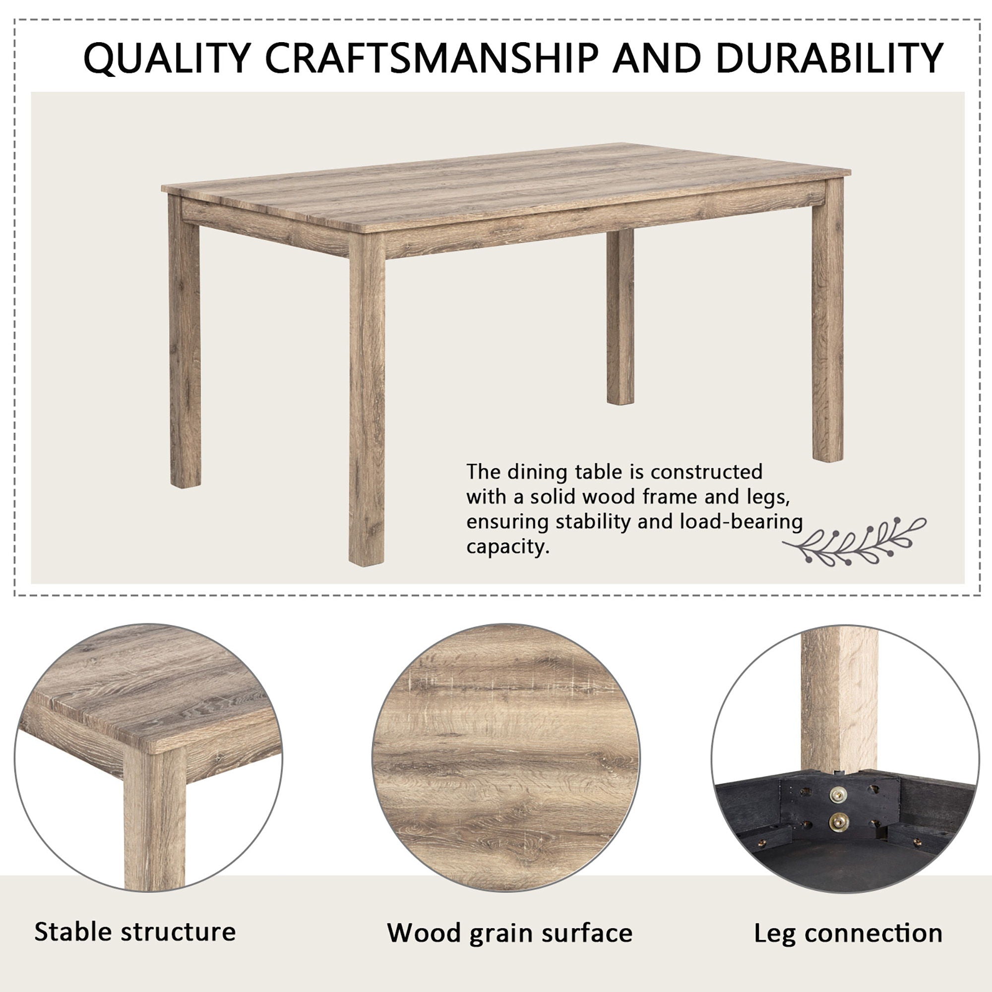 Modern Dining Table Set With Upholstered Chairs For Dining Room - Best Buy Furniture