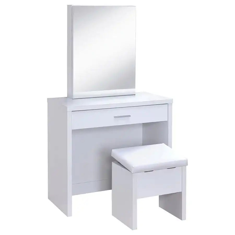 Harvey - 2-piece Vanity Set with Lift-Top Stool - Best Buy Furniture