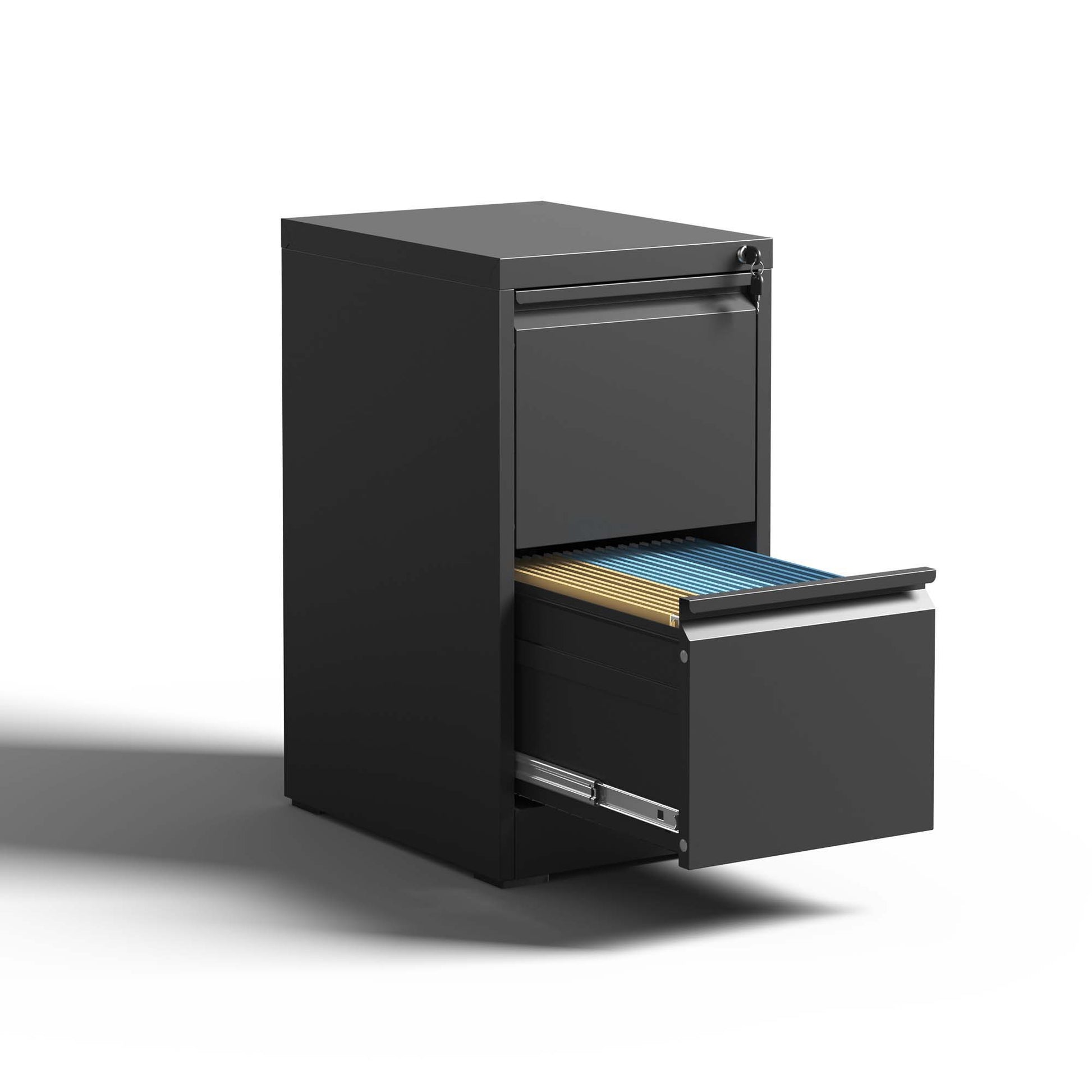 Steel Drawer Vertical File Cabinet With Lock For A4 Legal / Letter Size - Best Buy Furniture
