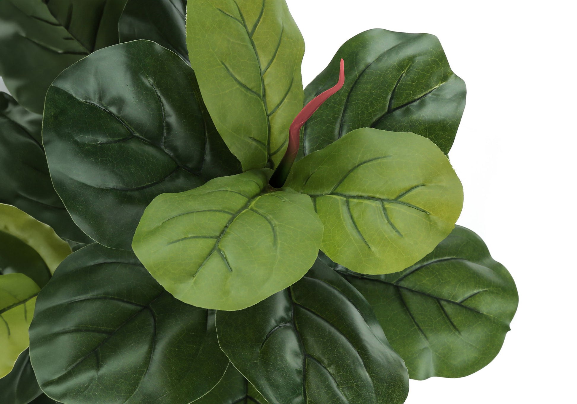 47" Tall, Artificial Plant, Fiddle Tree, Indoor, Faux, Fake, Floor, Greenery, Potted, Real Touch, Decorative - Green / Black - Best Buy Furniture