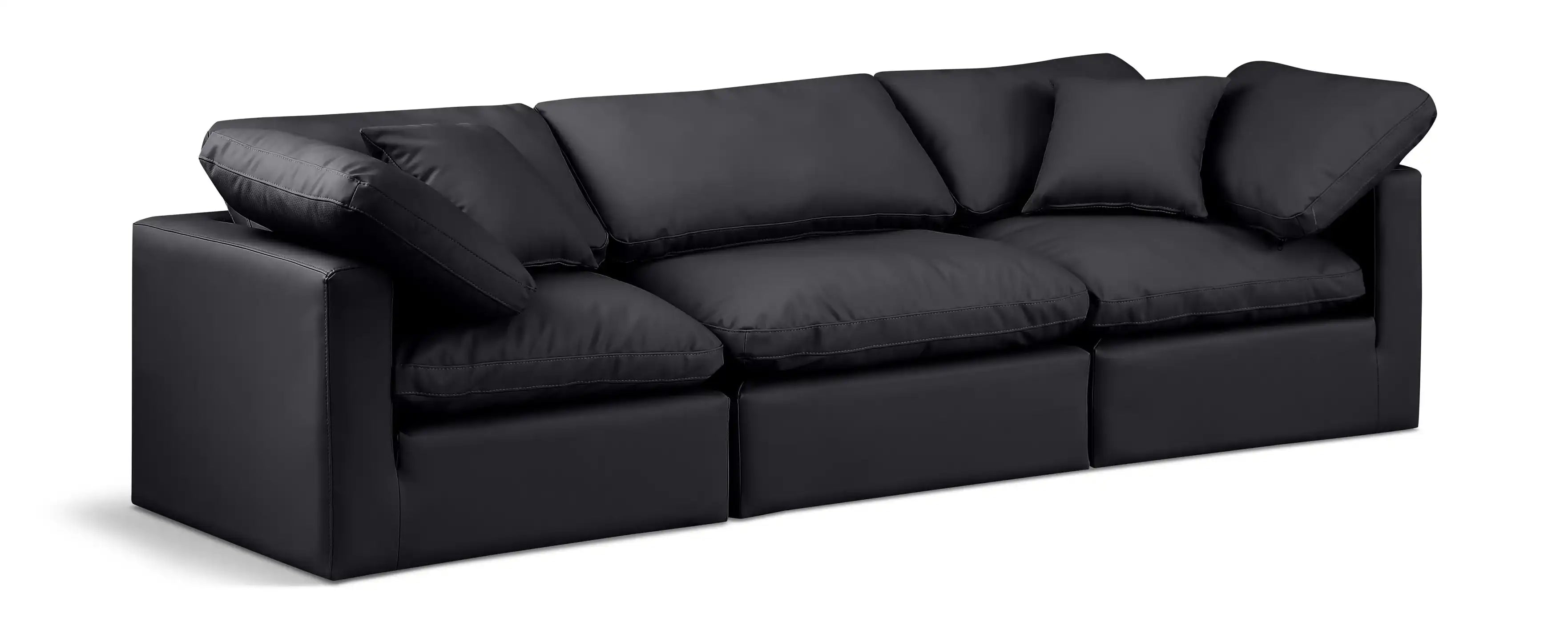 Indulge - Faux Leather 3 Seat Modular Sofa - Best Buy Furniture