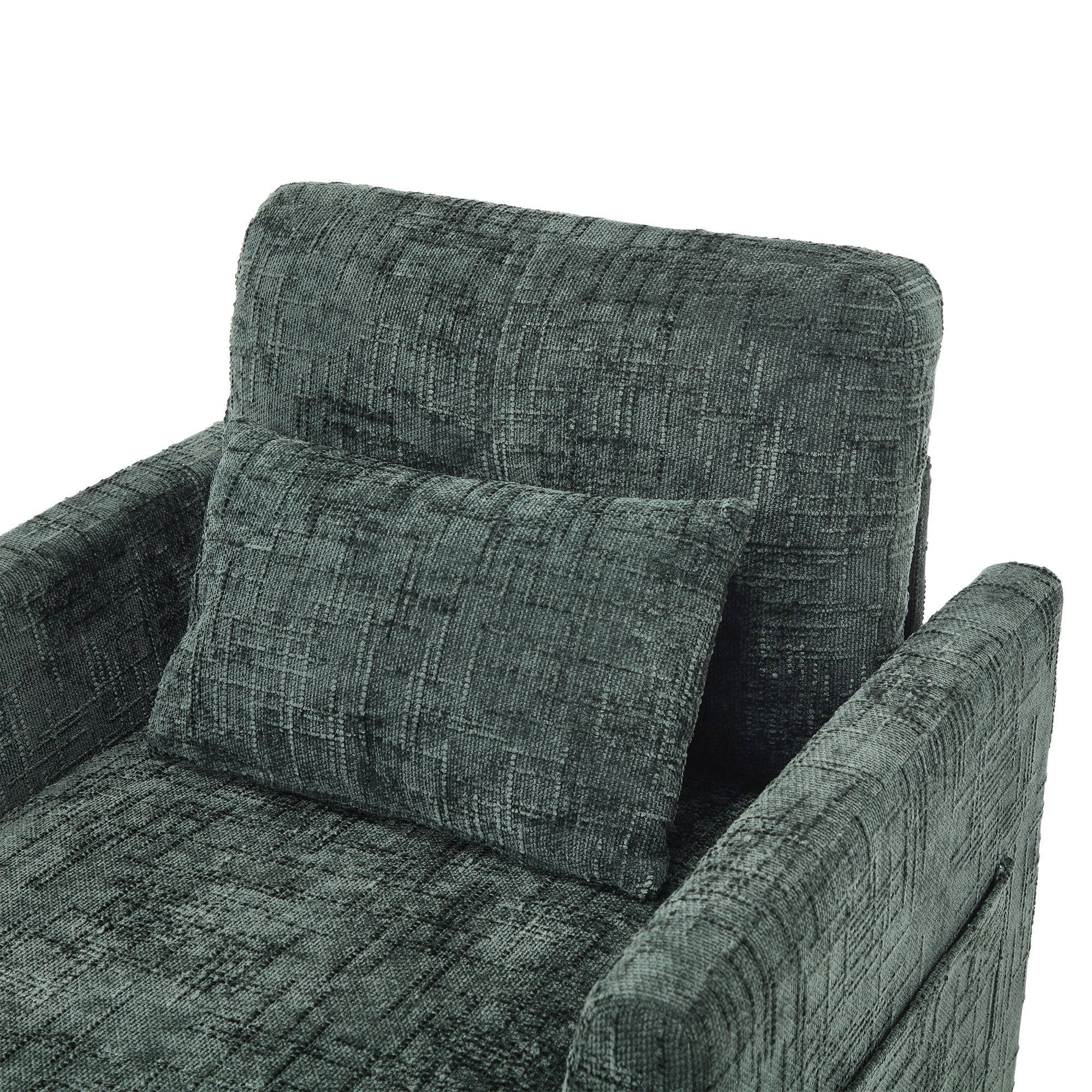 Multifunctional Chenille Recliner Sofa With Storage And Phone Bracket - Best Buy Furniture