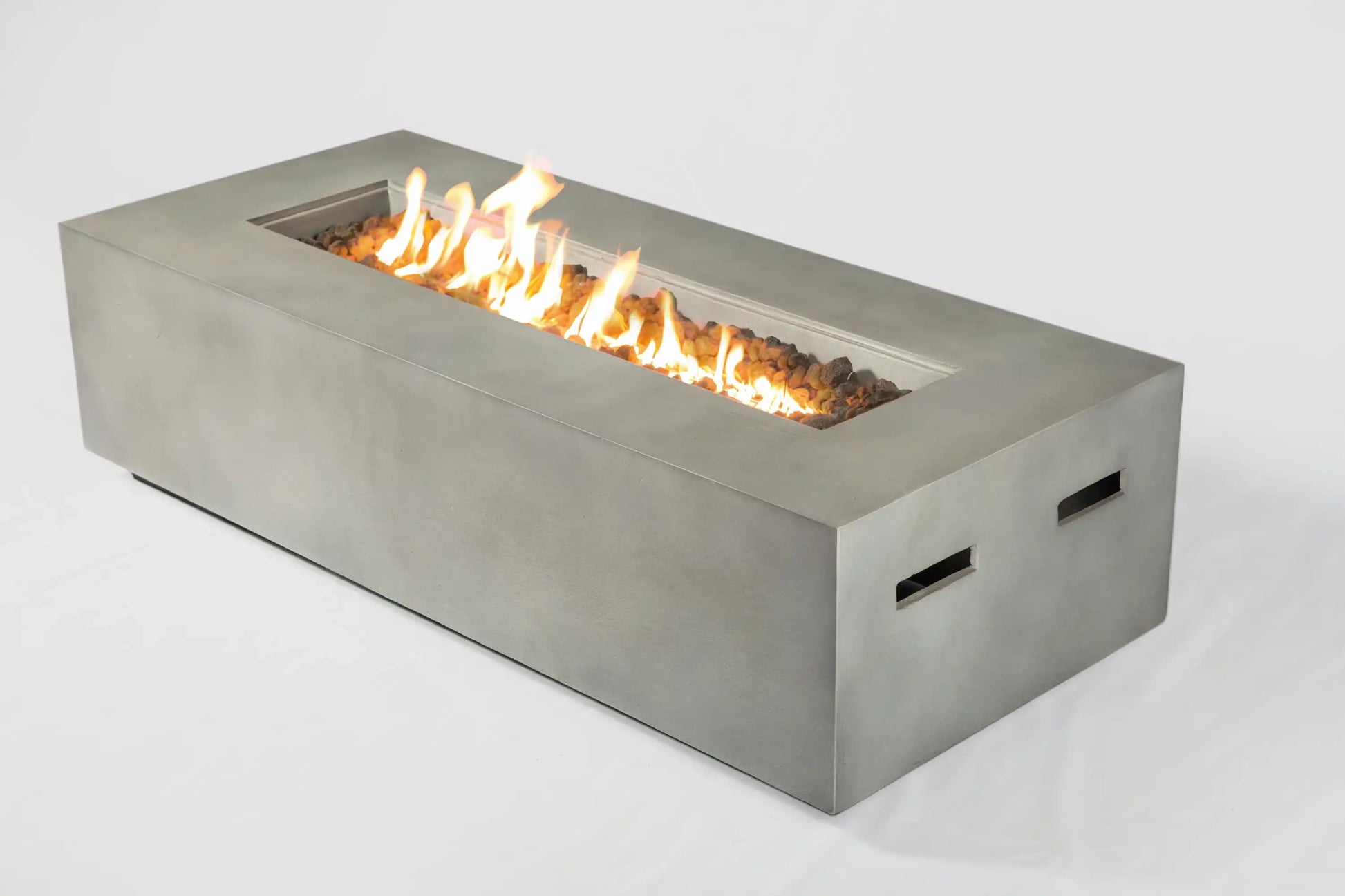 Concrete Propane Outdoor Fire Pit Table - Best Buy Furniture