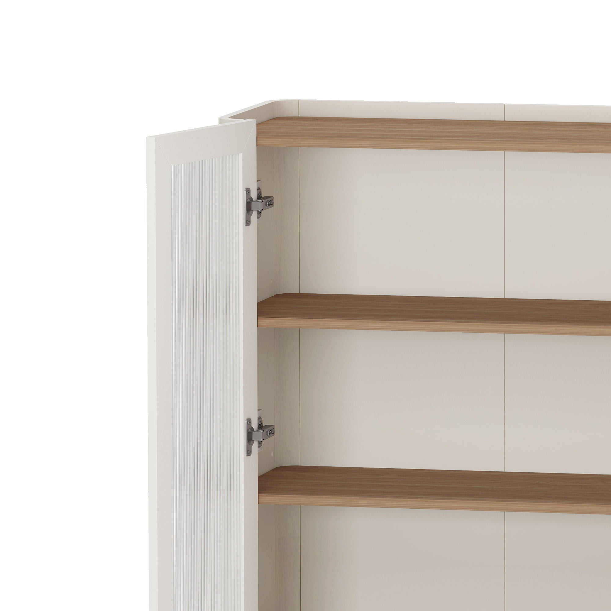 Abbey - Bookcase Cabinet With 4 Adjustable Shelves
