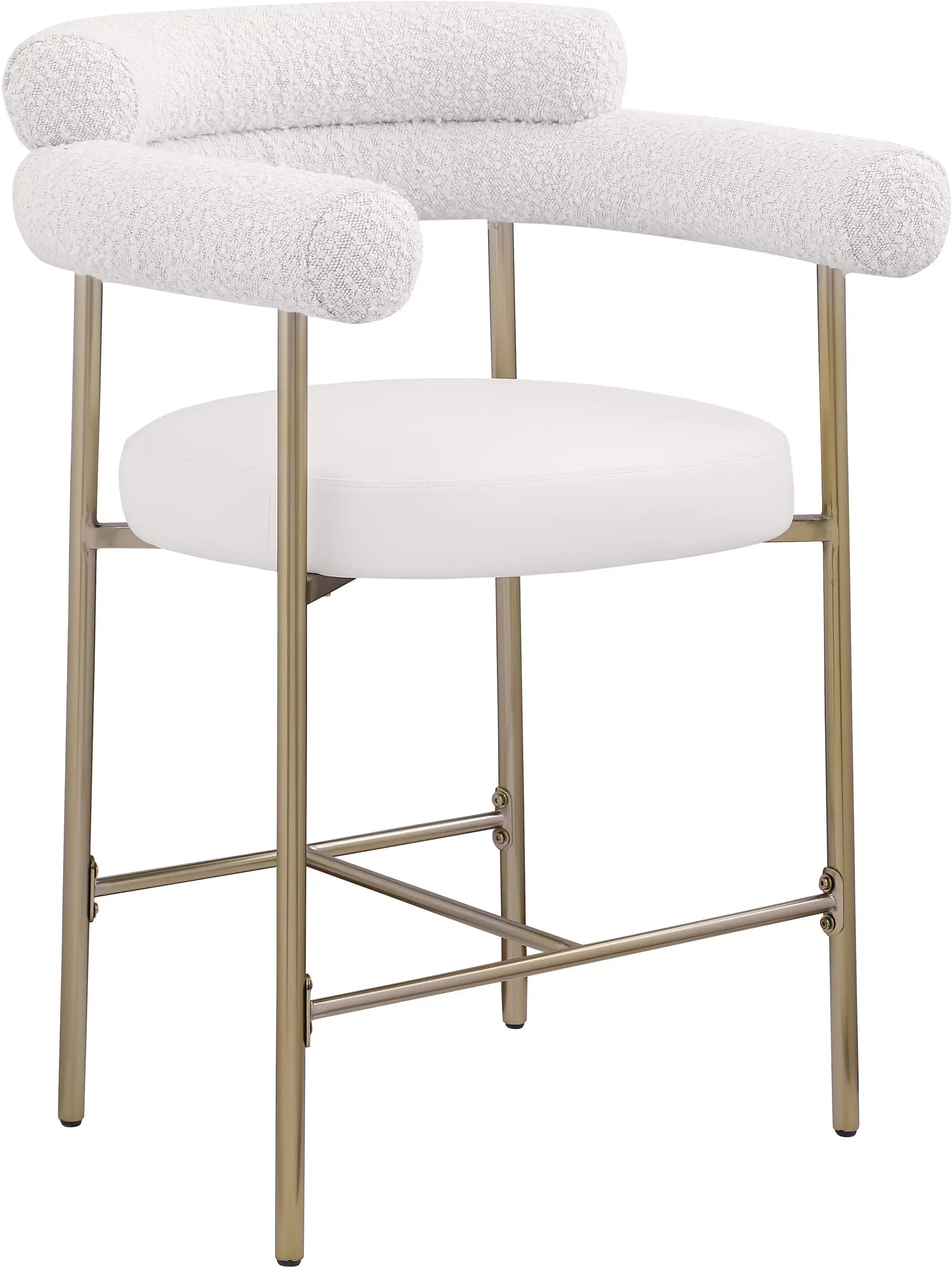 Blake - Counter Stool With Bronze Legs (Set of 2) - Best Buy Furniture