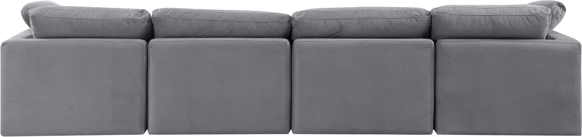 Indulge - Velvet 4 Seat Modular Sofa - Best Buy Furniture