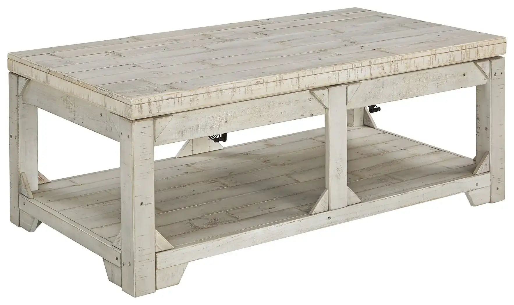 Fregine - Lift Top Cocktail Table - Whitewash - Best Buy Furniture