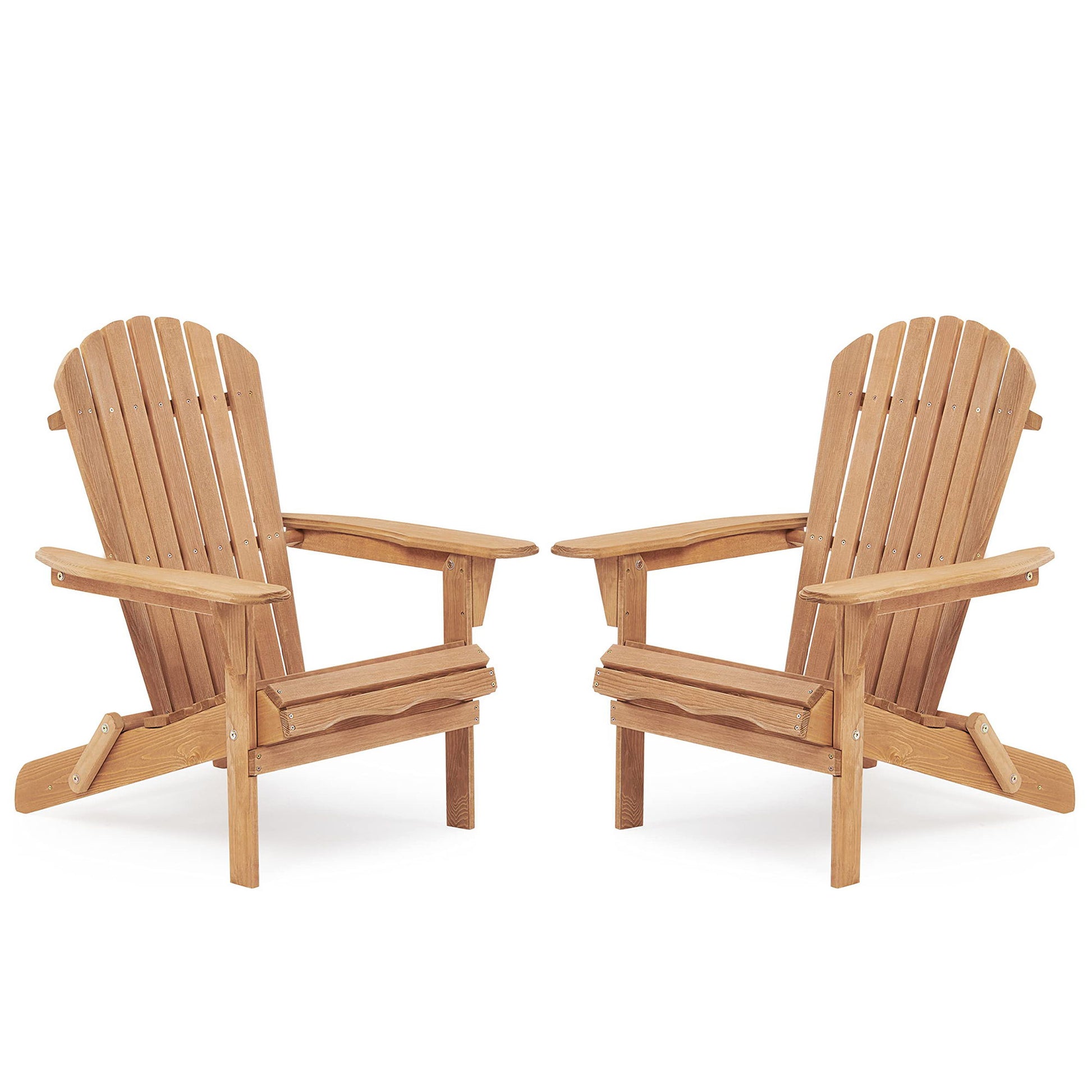 Lounge Patio Chair For Garden Outdoor Wooden Folding Adirondack Chair (Set of 2) Solid Cedar Wood Lounge Patio Chair For Garden - Best Buy Furniture