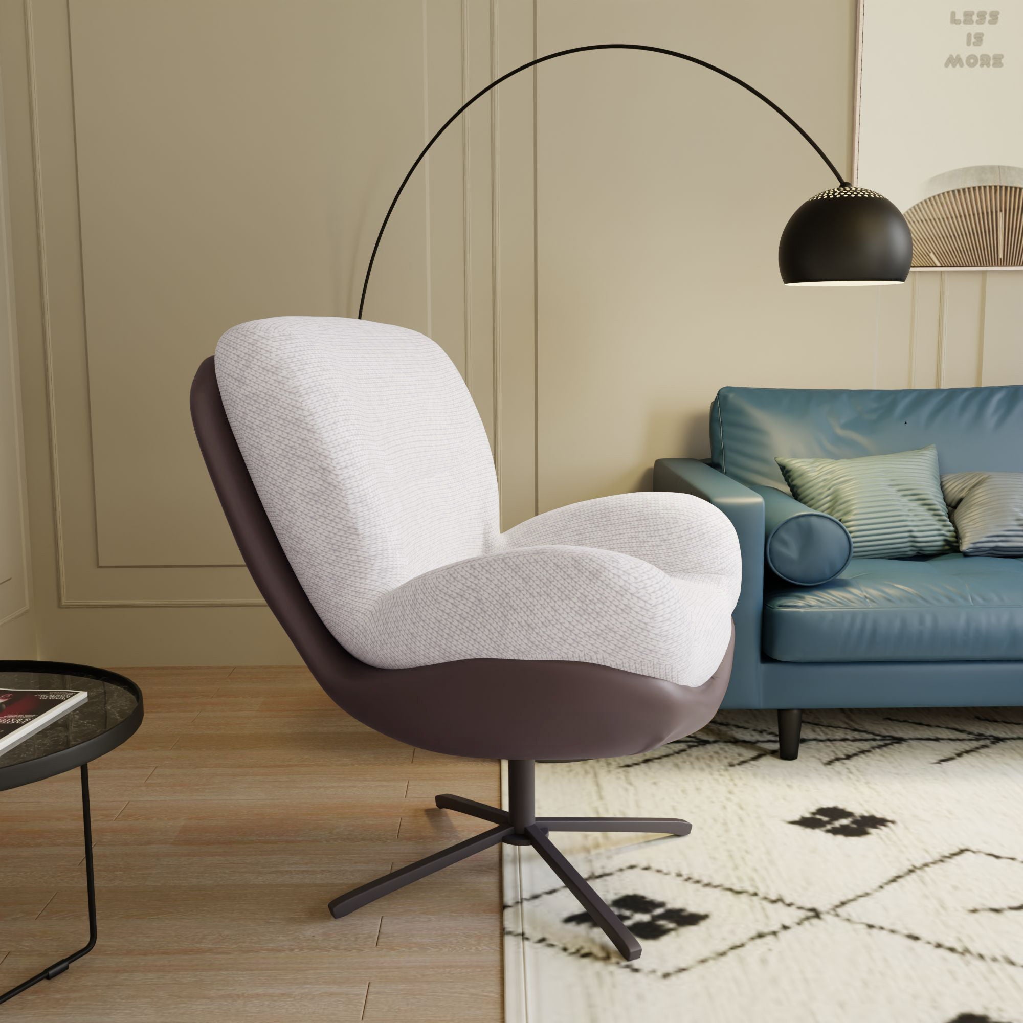 360° Swivel Office Chair, No Wheels - Best Buy Furniture