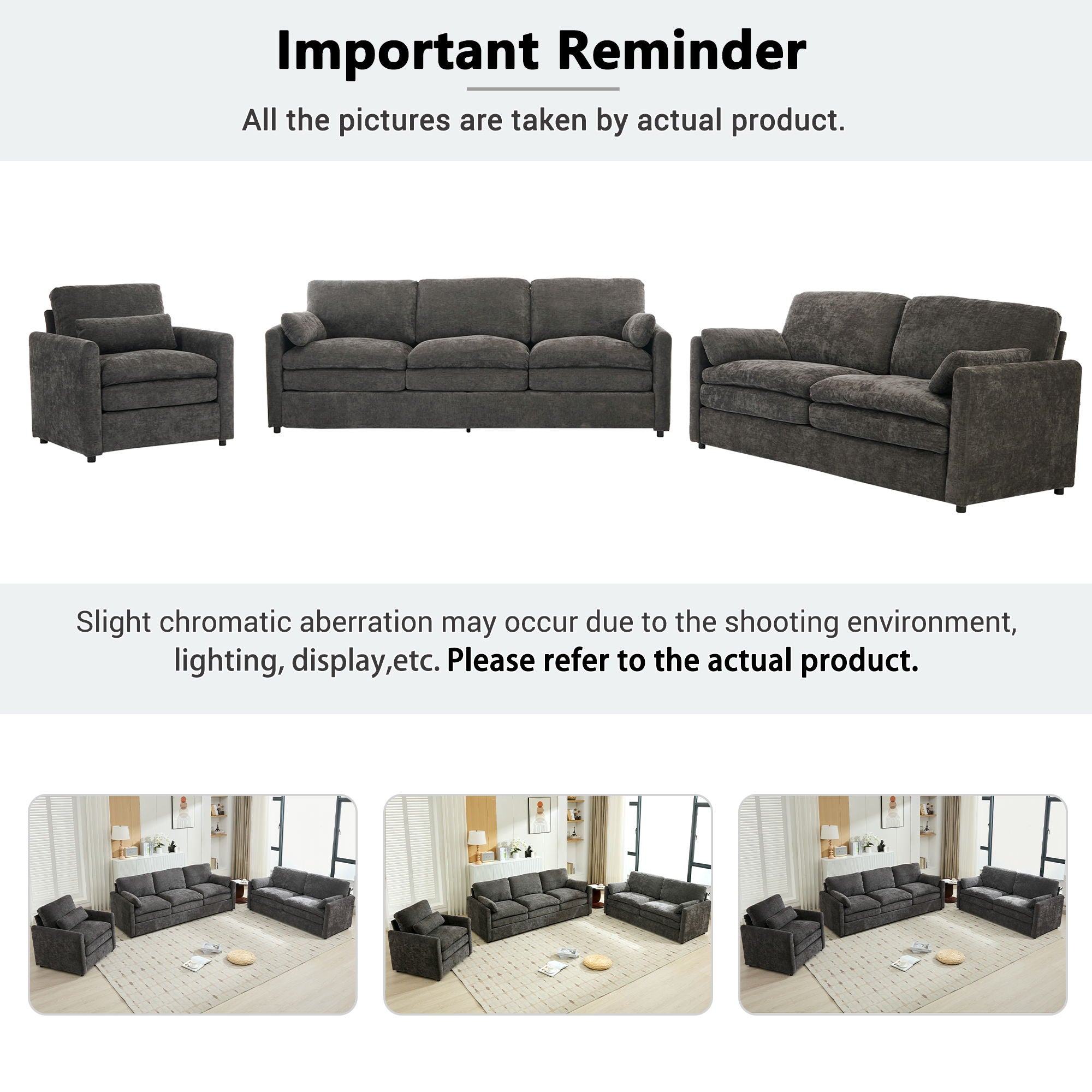 Cozy Upholstered Sofa Set For Living Room - Best Buy Furniture