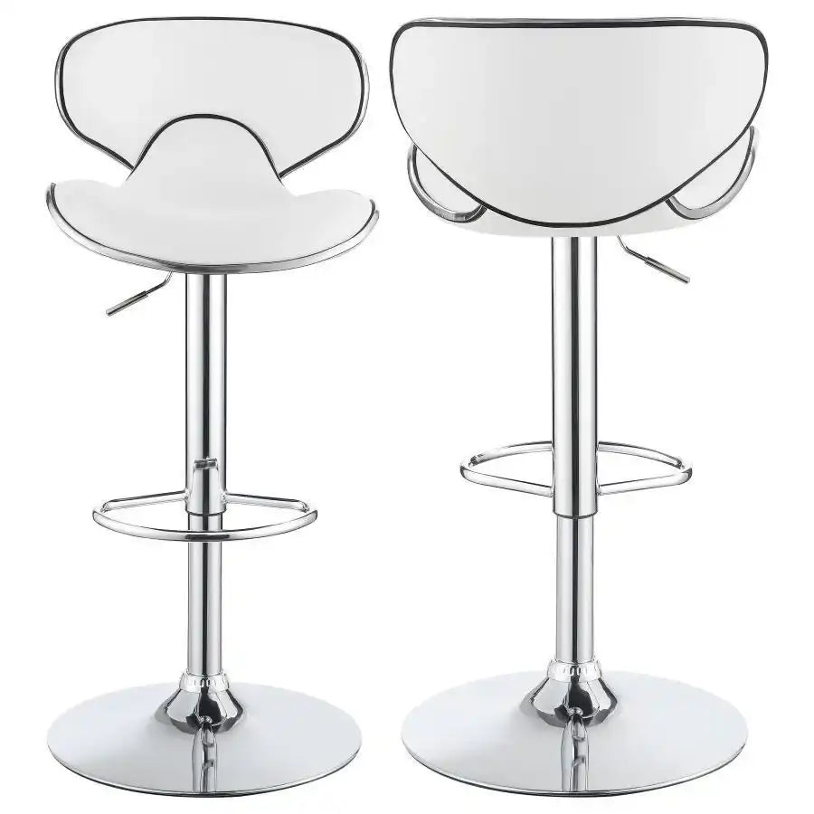 Edenton - Upholstered Adjustable Bar Stool (Set of 2) - Best Buy Furniture