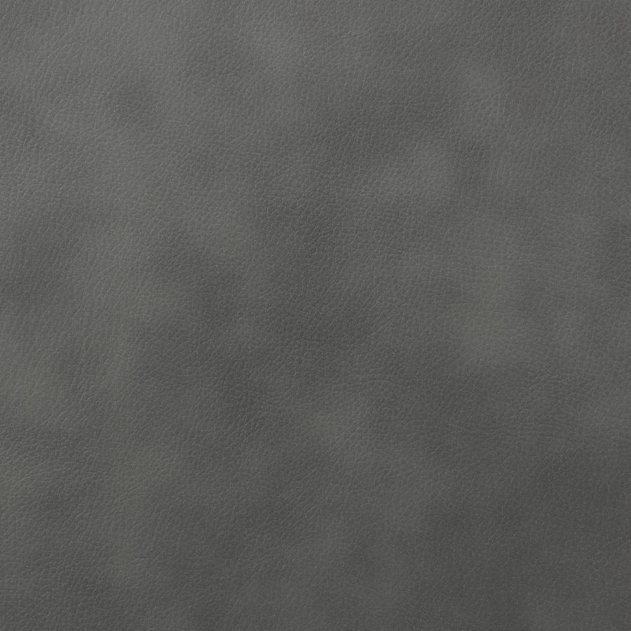 Raelynn - Upholstered Track Arm Motion Loveseat - Gray - Best Buy Furniture