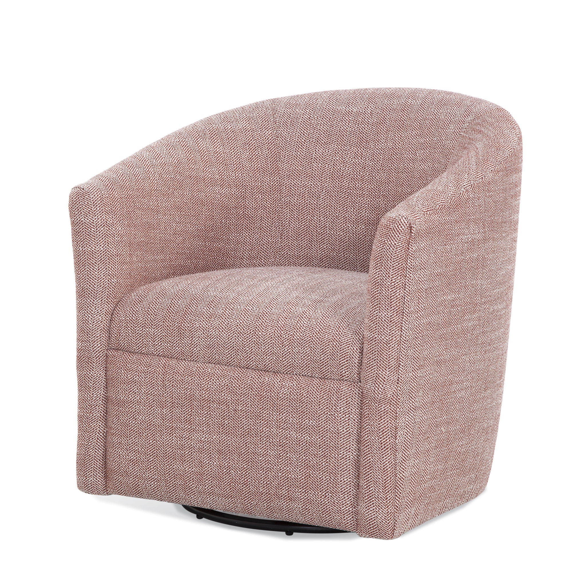 Lainey - Swivel Barrel Chair With 360 Degree Rotation - Best Buy Furniture