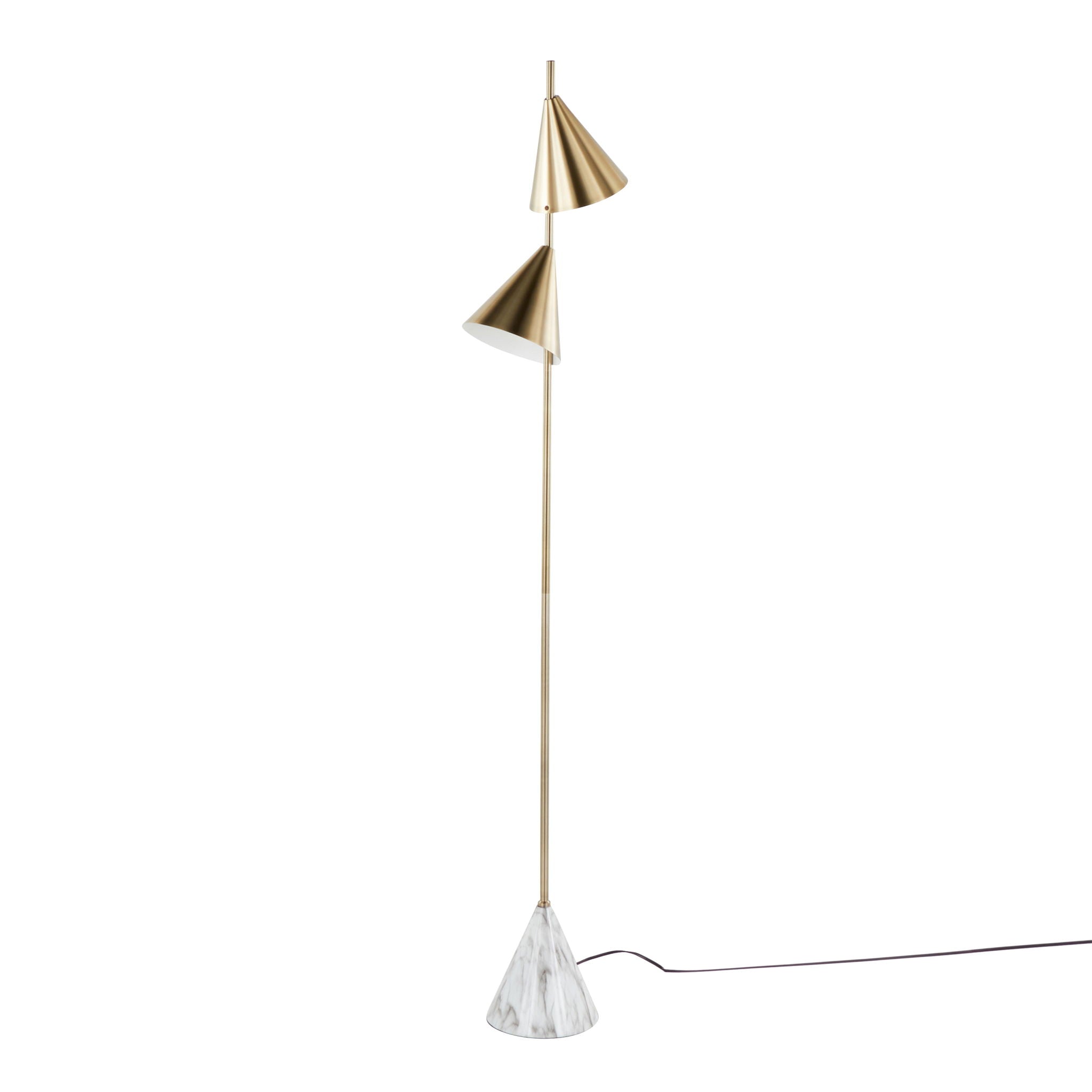 Cone - Contemporary Contemporary Design Floor Lamp - Best Buy Furniture