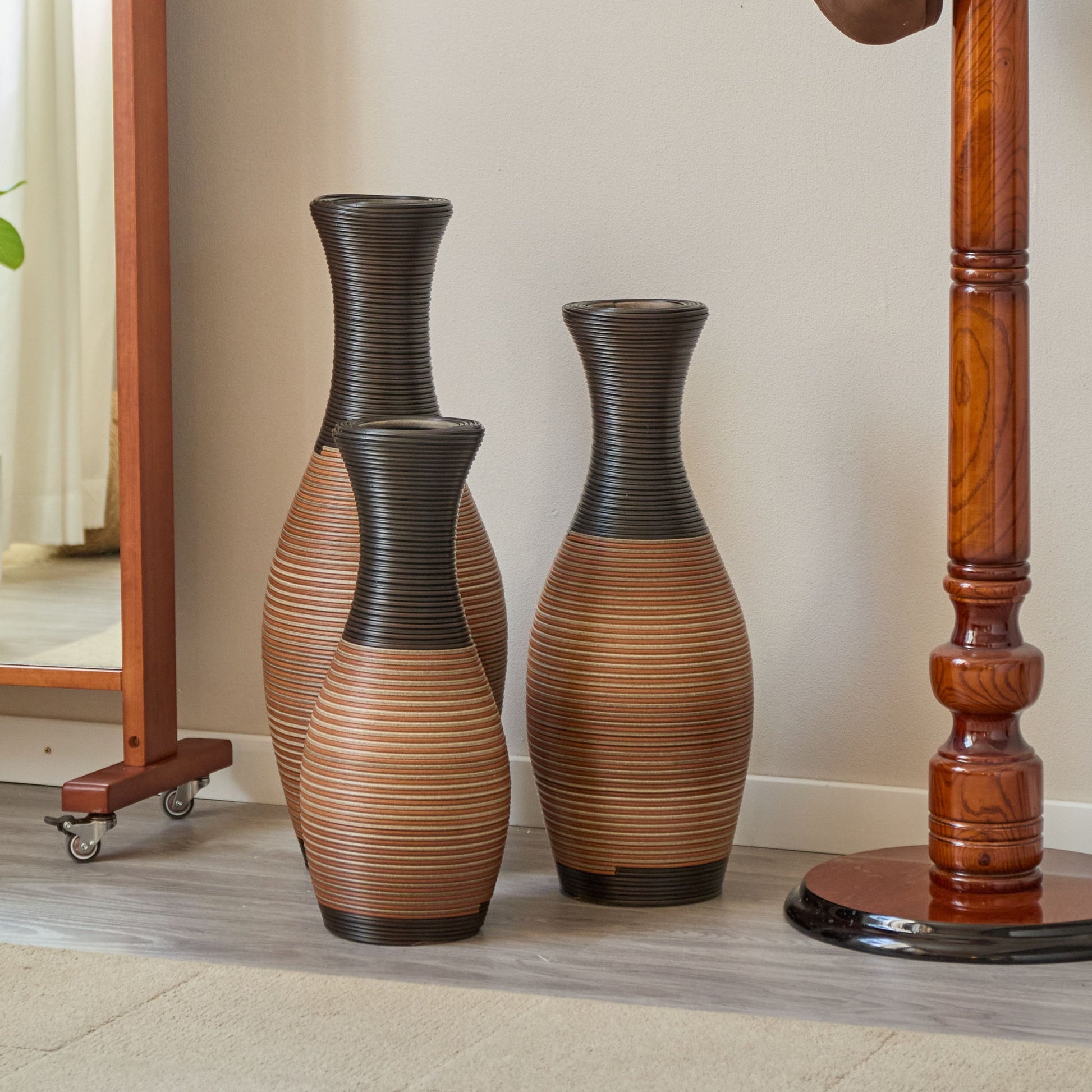 Designer Floor Vases, Large Vases For Home Decor Flooring (Set of 3) - Best Buy Furniture