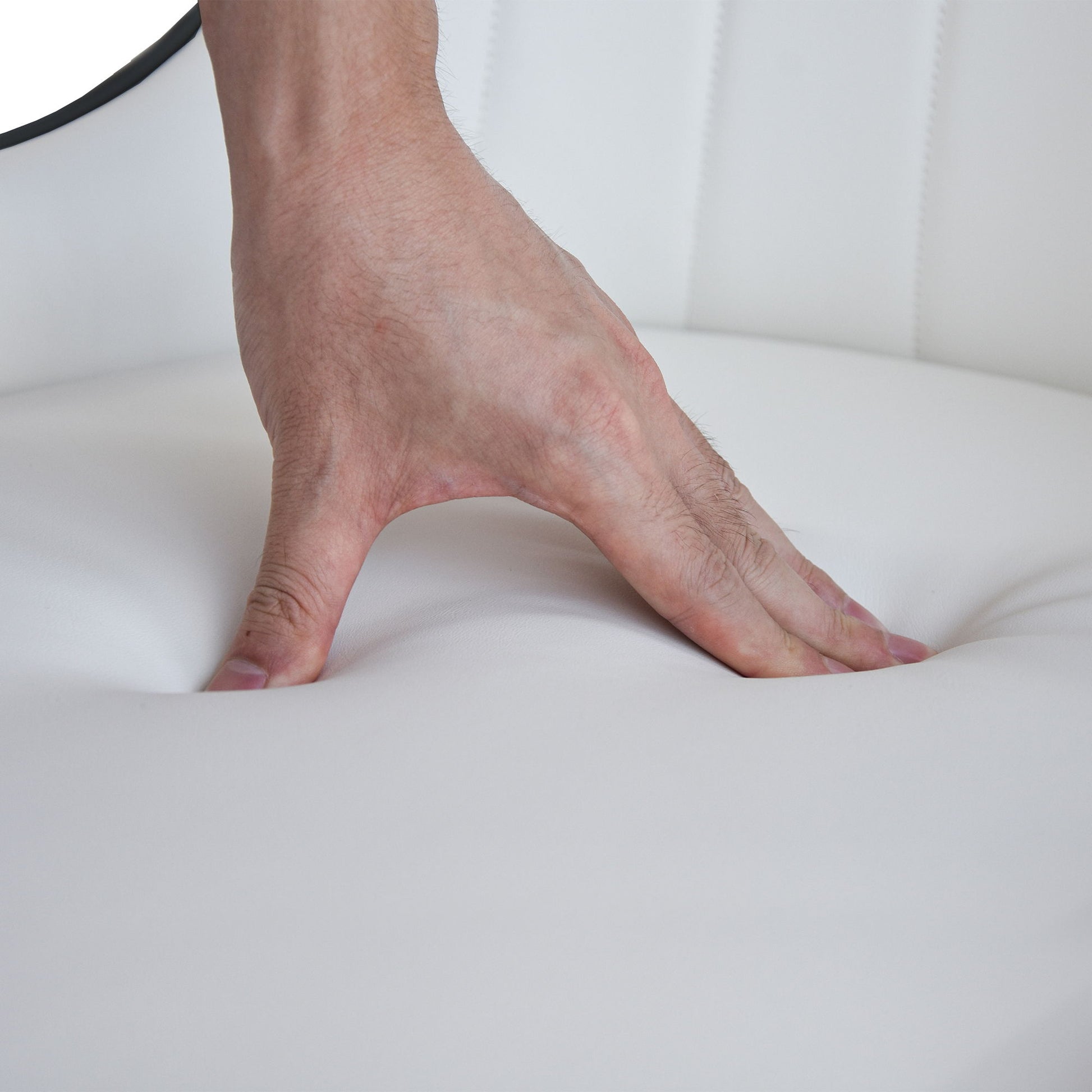 Modern PU Sponge-Filled Dining Chair, Solid Wood Metal Legs, Suitable For Restaurants, Living Rooms And Rooms (Set of 2) - Best Buy Furniture