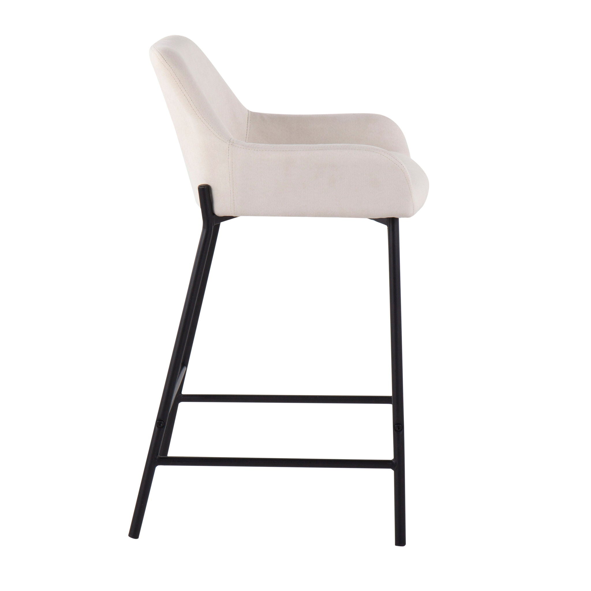 Daniella - Industrial Fixed Height Counter Stool (Set of 2) - Best Buy Furniture