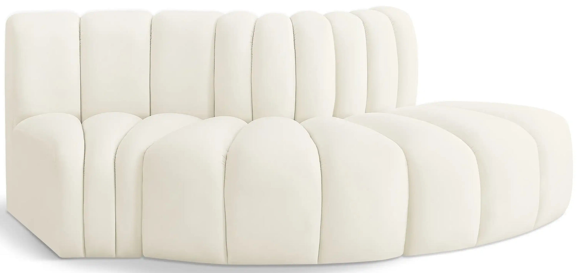 Arc - Velvet 3 Piece Modular Sofa - Best Buy Furniture