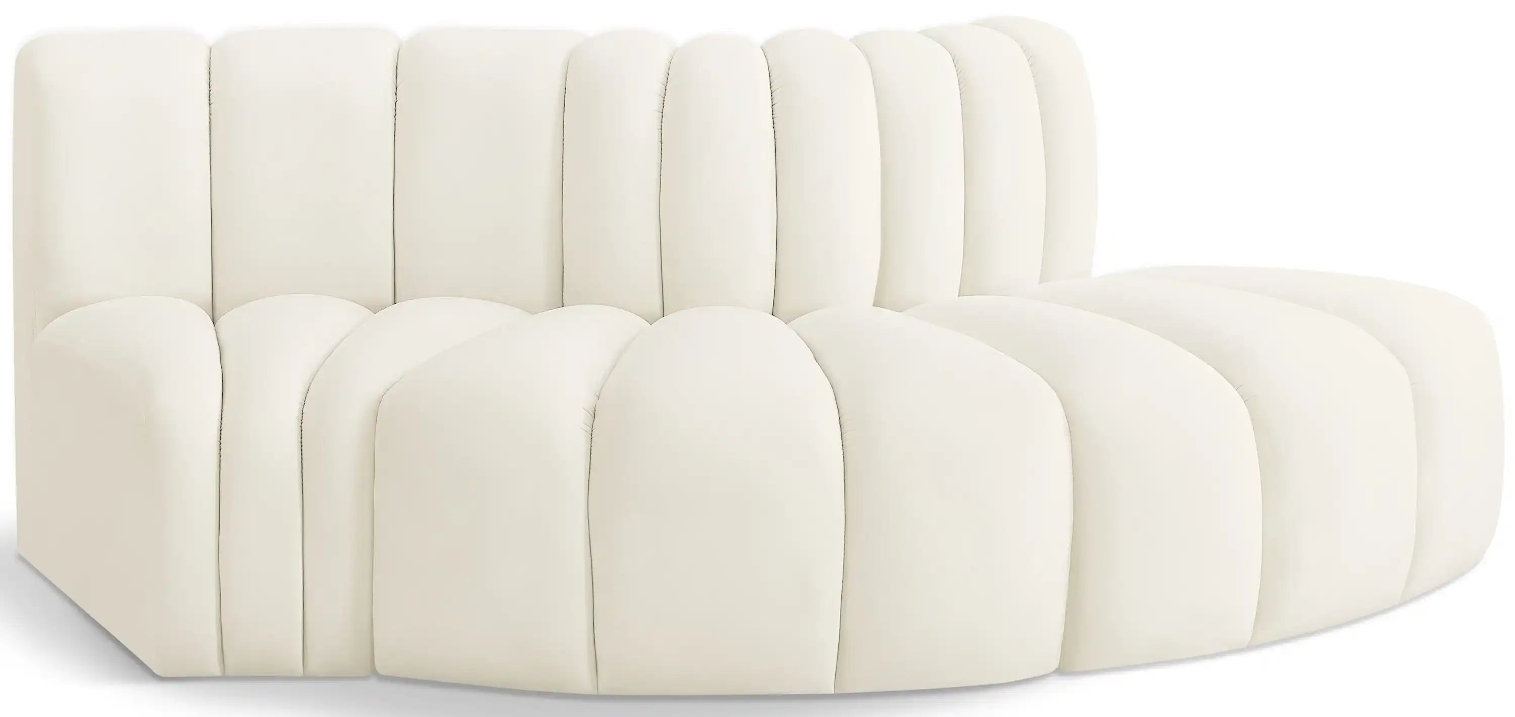Arc - Velvet 3 Piece Modular Sofa - Best Buy Furniture