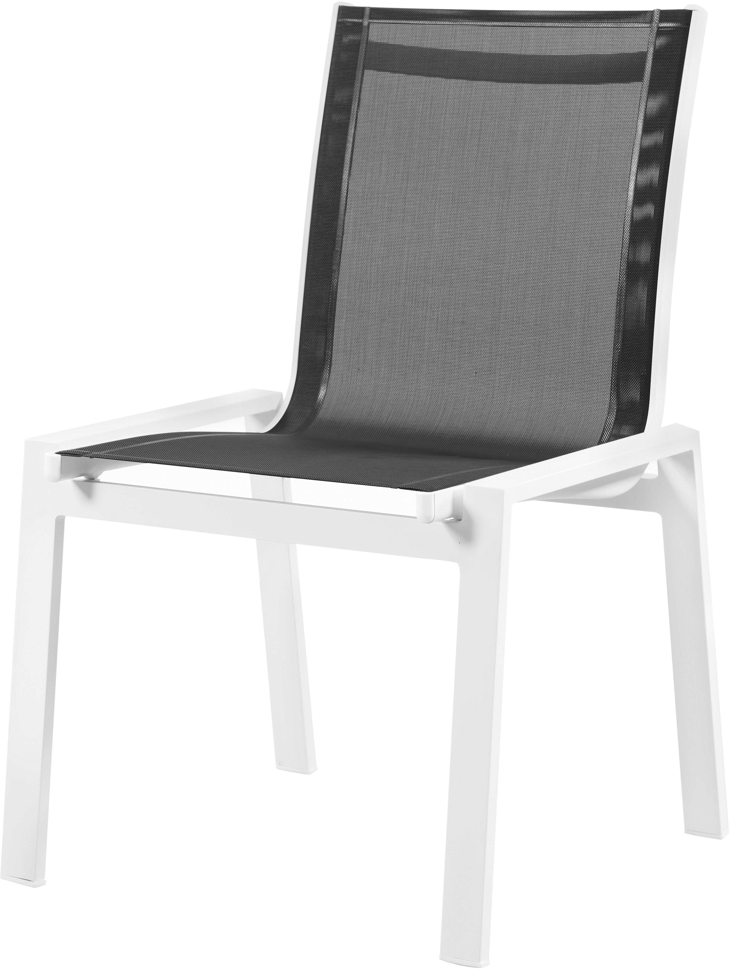 Nizuc - Outdoor Patio Dining Chair With White Frame (Set of 2) - Best Buy Furniture
