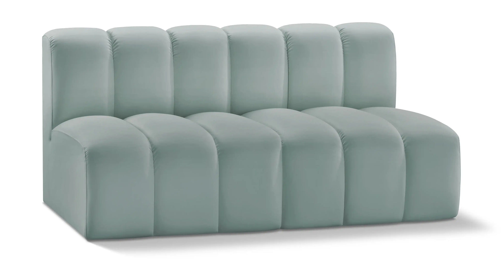 Arc - Faux Leather 2 Seats Modular Sofa - Best Buy Furniture