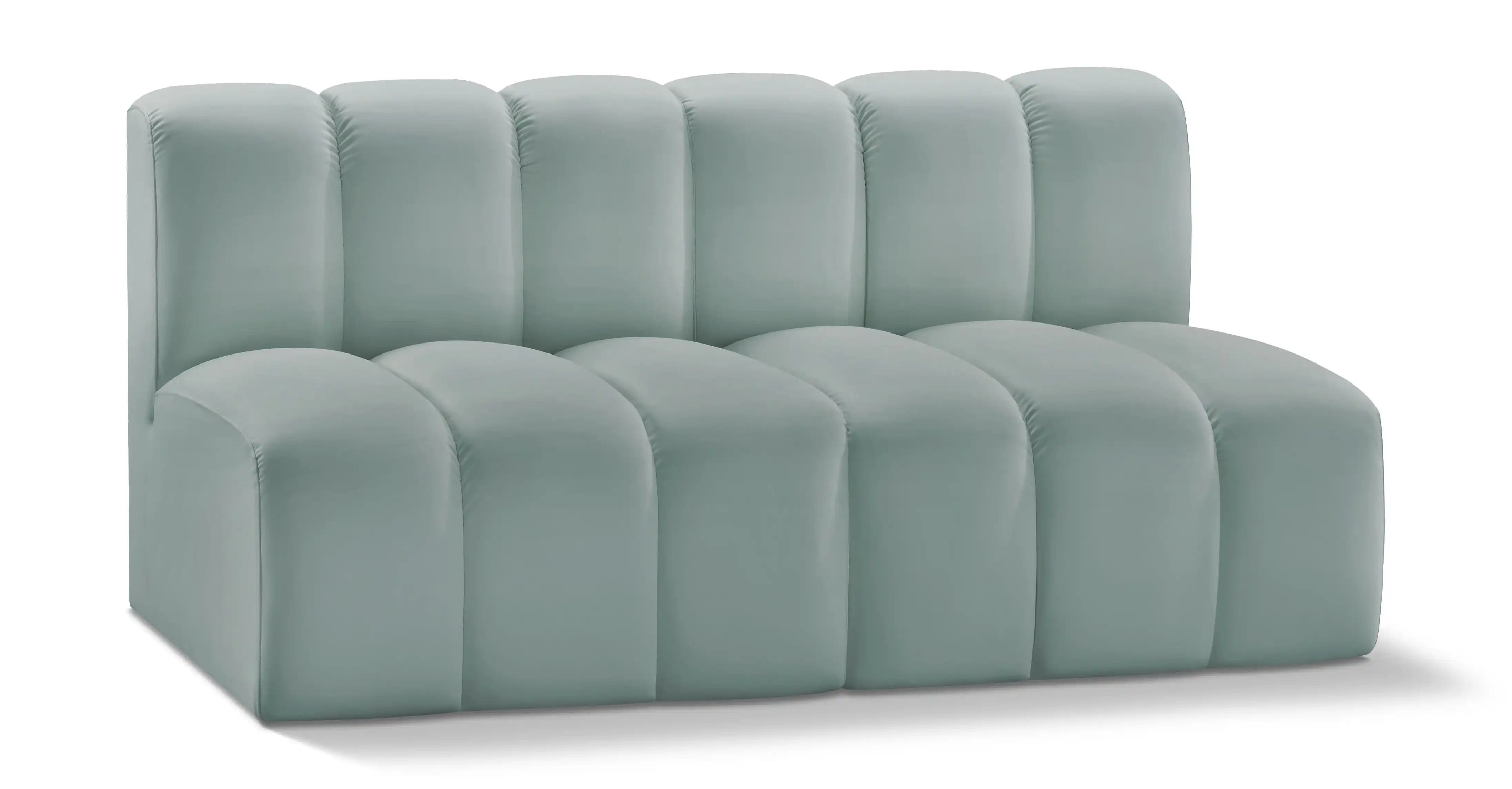 Arc - Faux Leather 2 Seats Modular Sofa - Best Buy Furniture