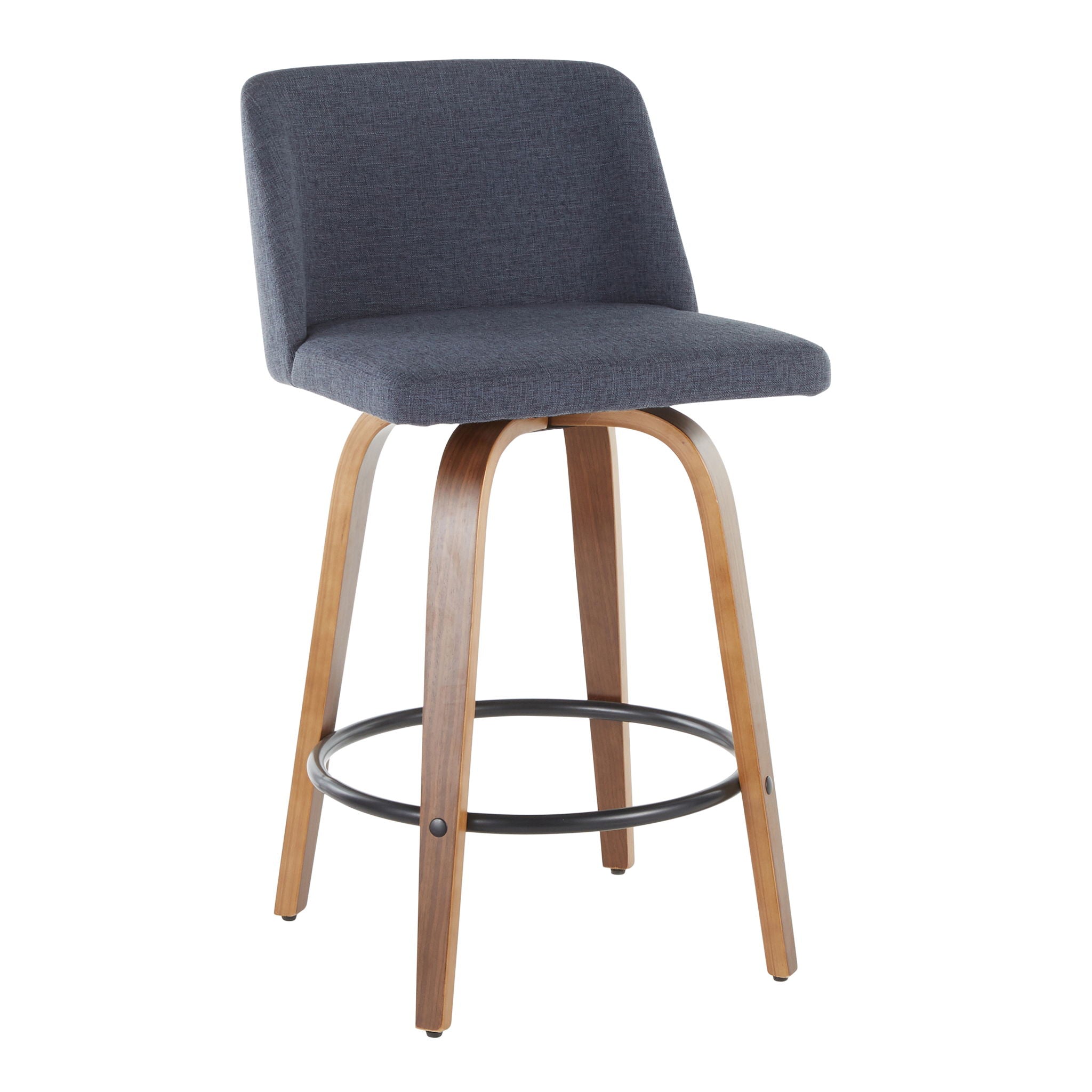 Toriano - Mid Century Modern, Counter Stool (Set of 2) - Best Buy Furniture