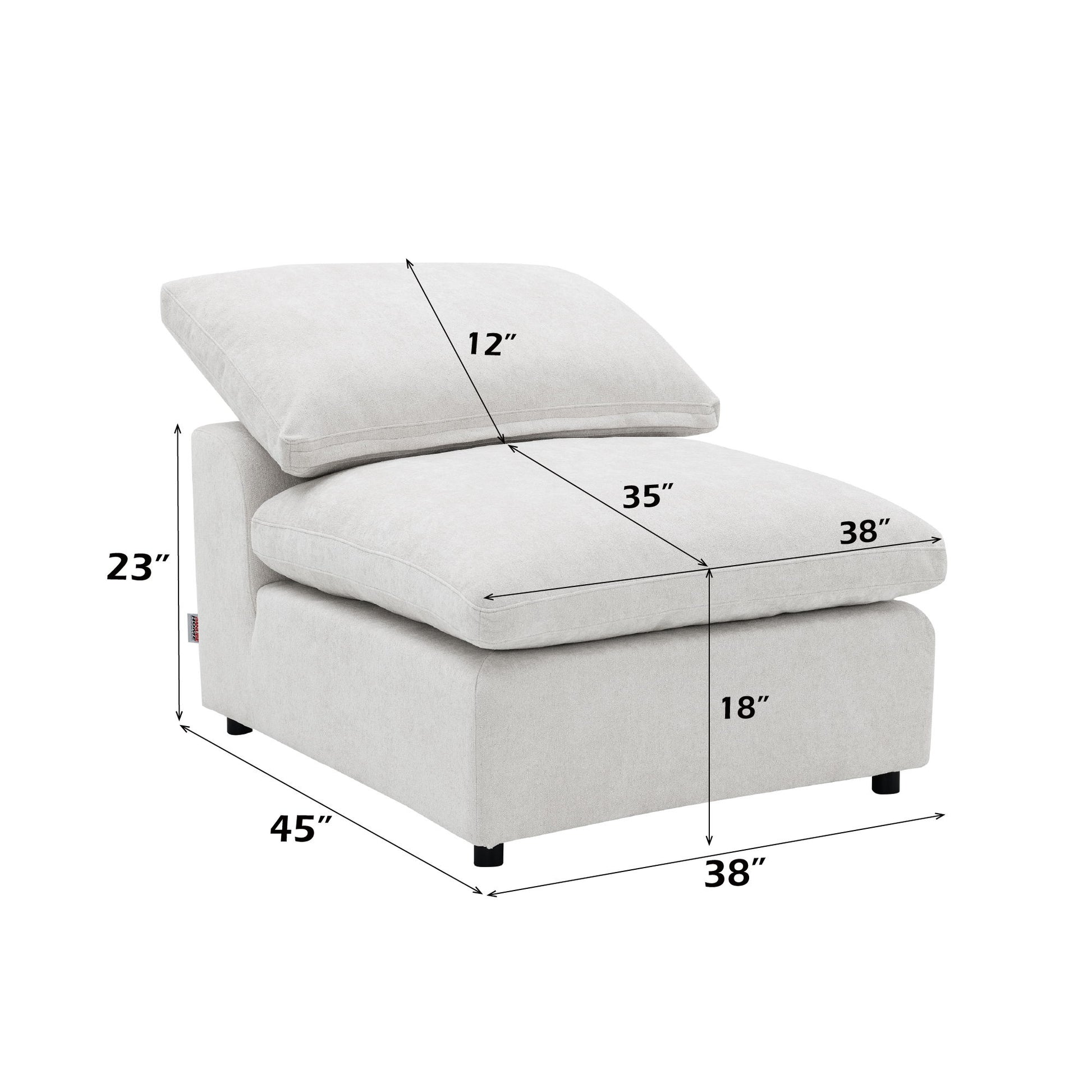 Naveen - Modular Sectional With Ottoman - Best Buy Furniture