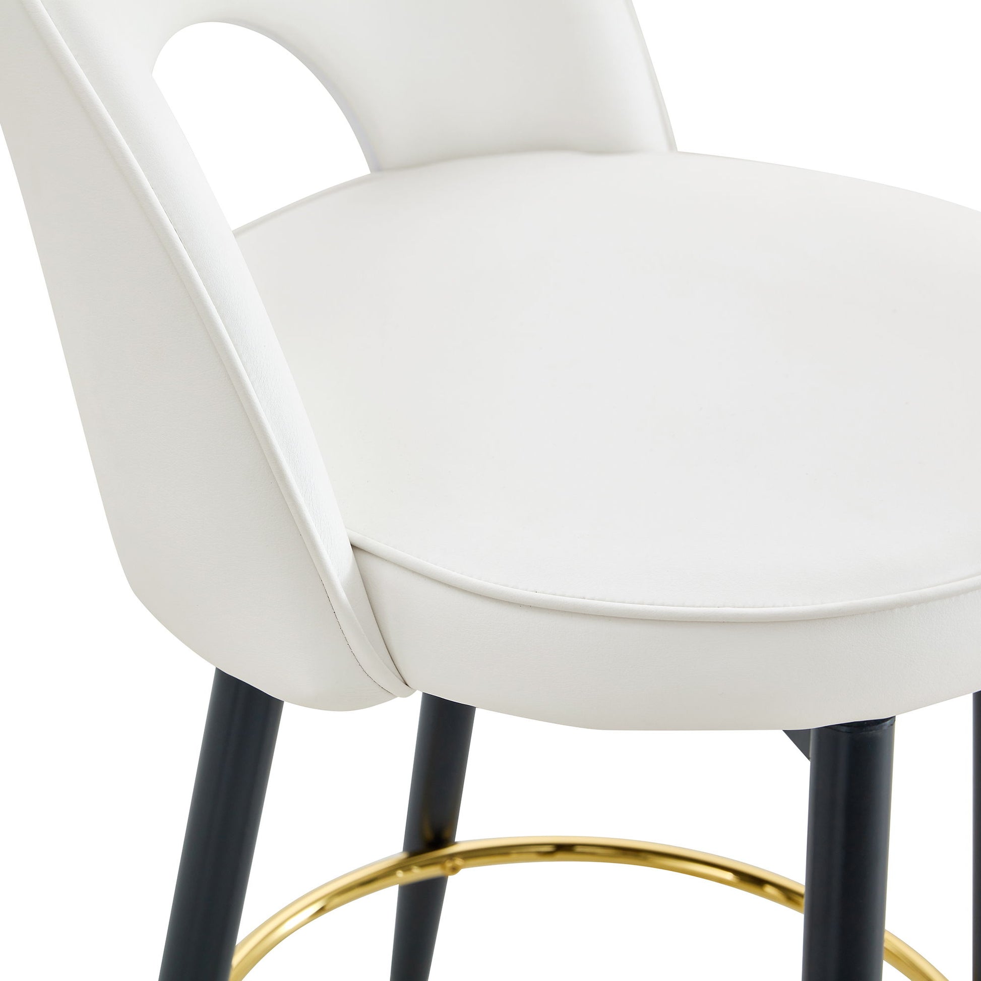 Upholstered Rotatable Bar Chair With Metal Legs For Dining Room - Best Buy Furniture