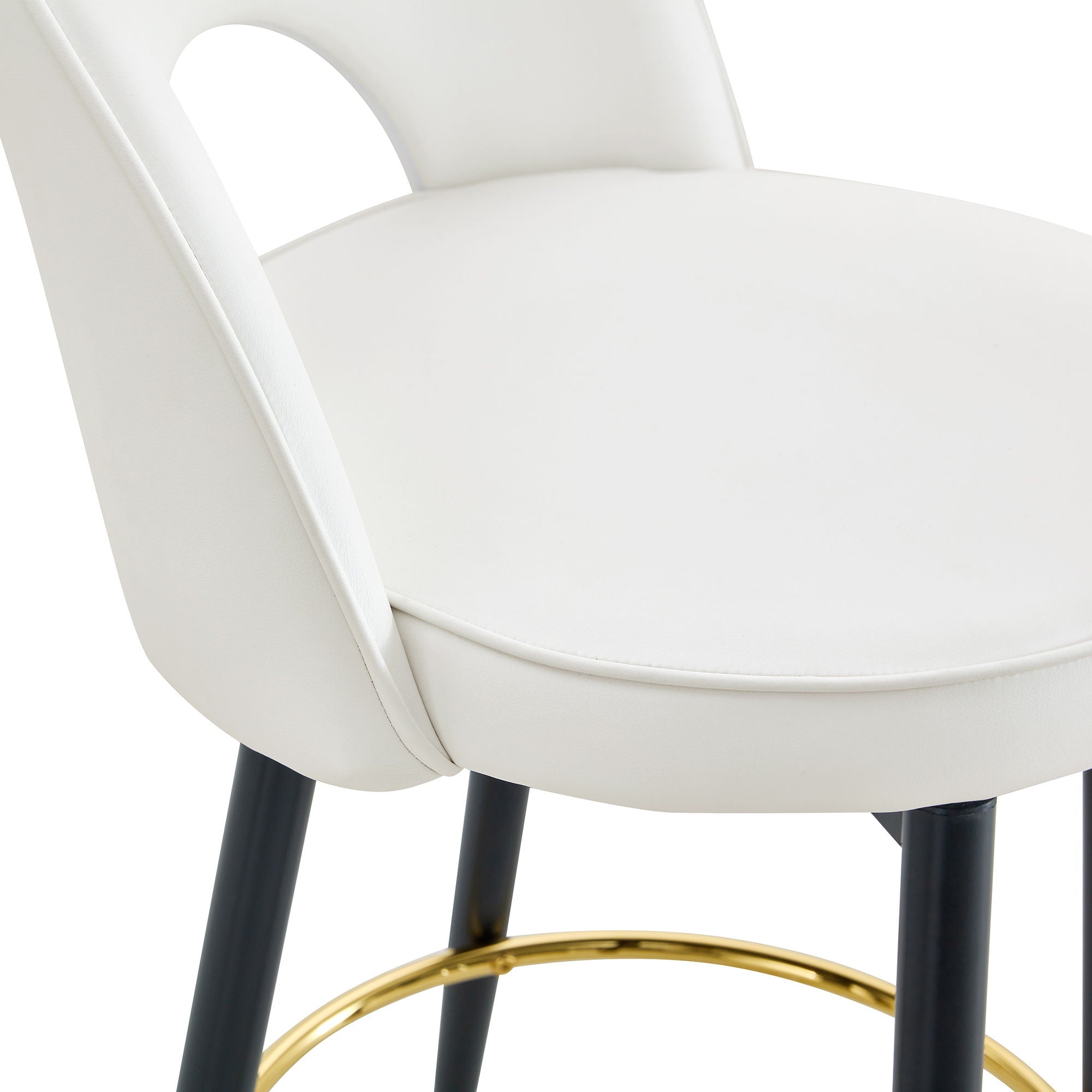 Upholstered Rotatable Bar Chair With Metal Legs For Dining Room - Best Buy Furniture