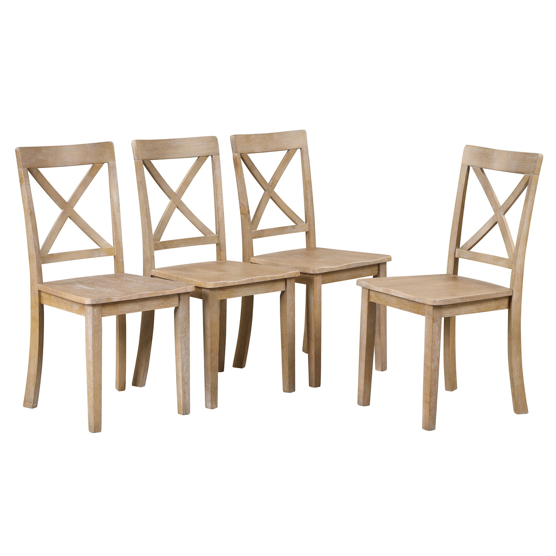 Modern Dining Table Set For 4, Round Table And 4 Kitchen Room Chairs, 5 Piece Kitchen Table Set For Dining Room, Dinette, Breakfast Nook - Best Buy Furniture